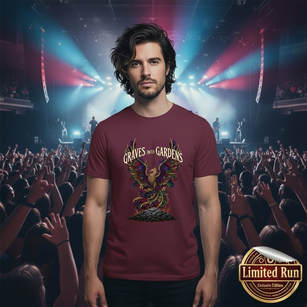 Garden To Graves Christian T-Shirt (Brandon Lake Inspired) MAROON Salvation Clothing and Accessories Apparel