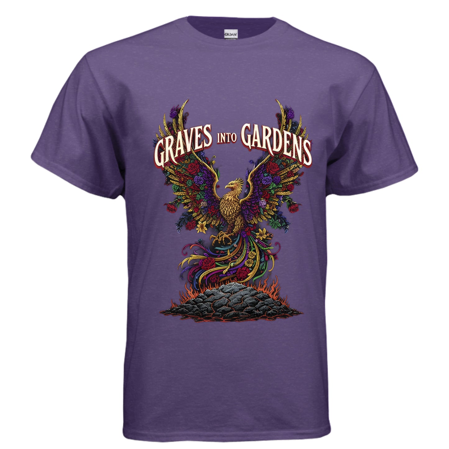 Garden To Graves Christian T-Shirt (Brandon Lake Inspired) LILAC Salvation Clothing and Accessories Apparel