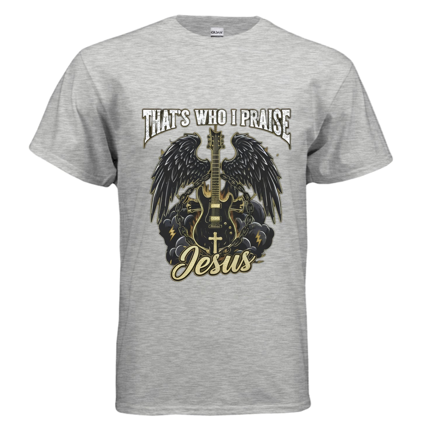 That's Who I Praise Faith T-Shirt (Brandon Lake inspired) ASH Salvation Clothing and Accessories Apparel