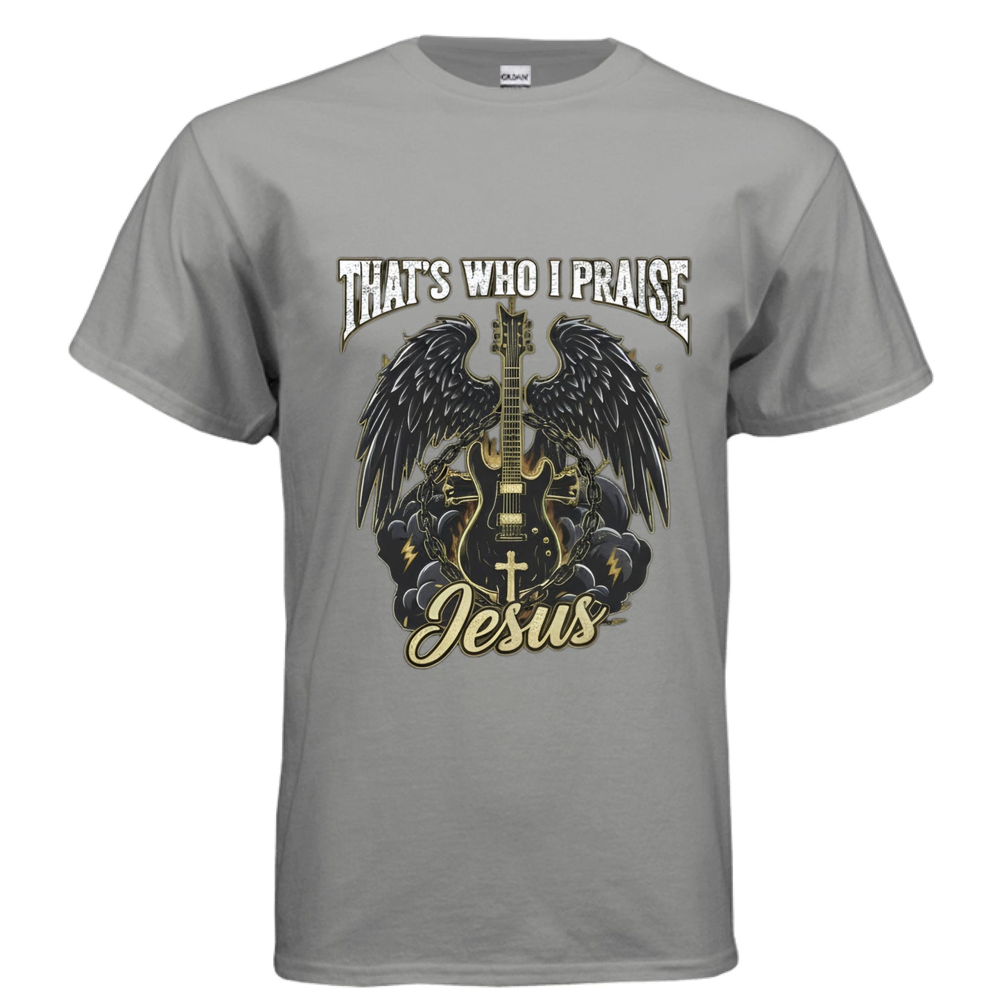 That's Who I Praise Faith T-Shirt (Brandon Lake inspired) GRAVEL Salvation Clothing and Accessories Apparel