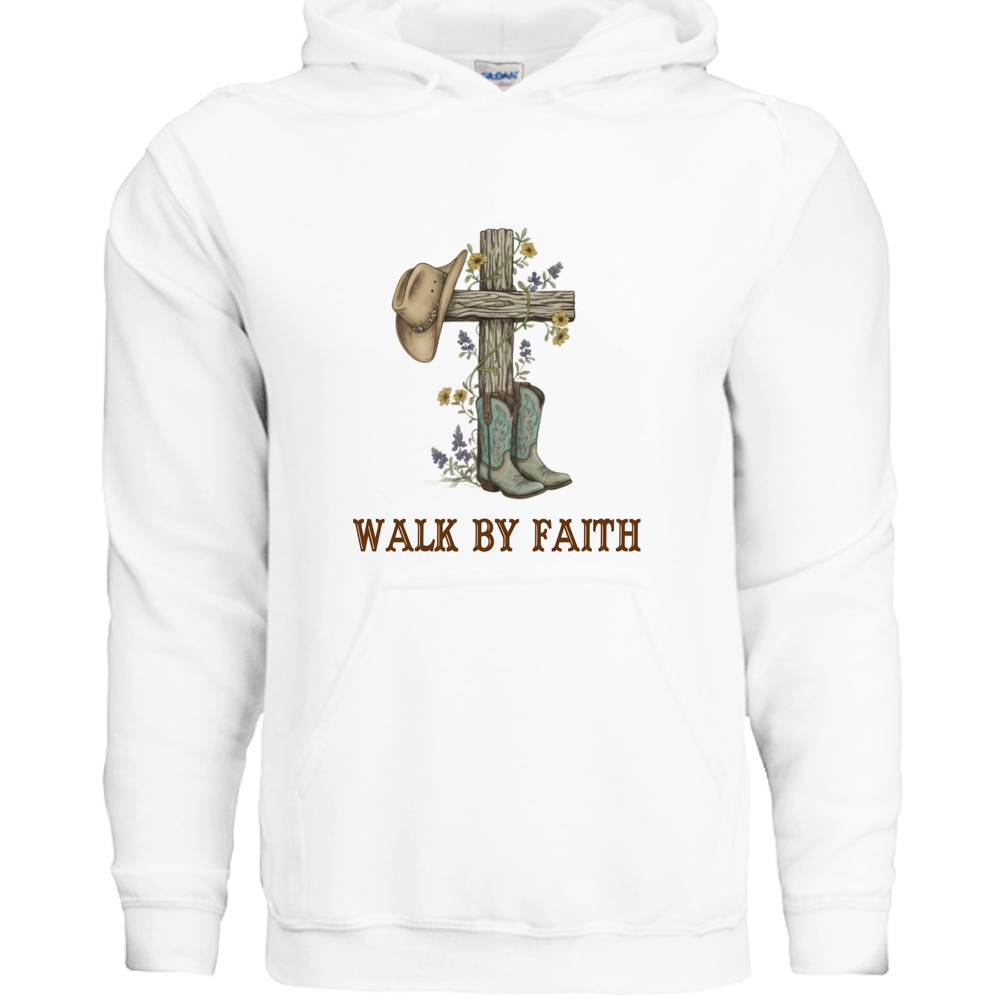 Walk by Faith Faith Hoodie WHITE Salvation Clothing and Accessories Apparel