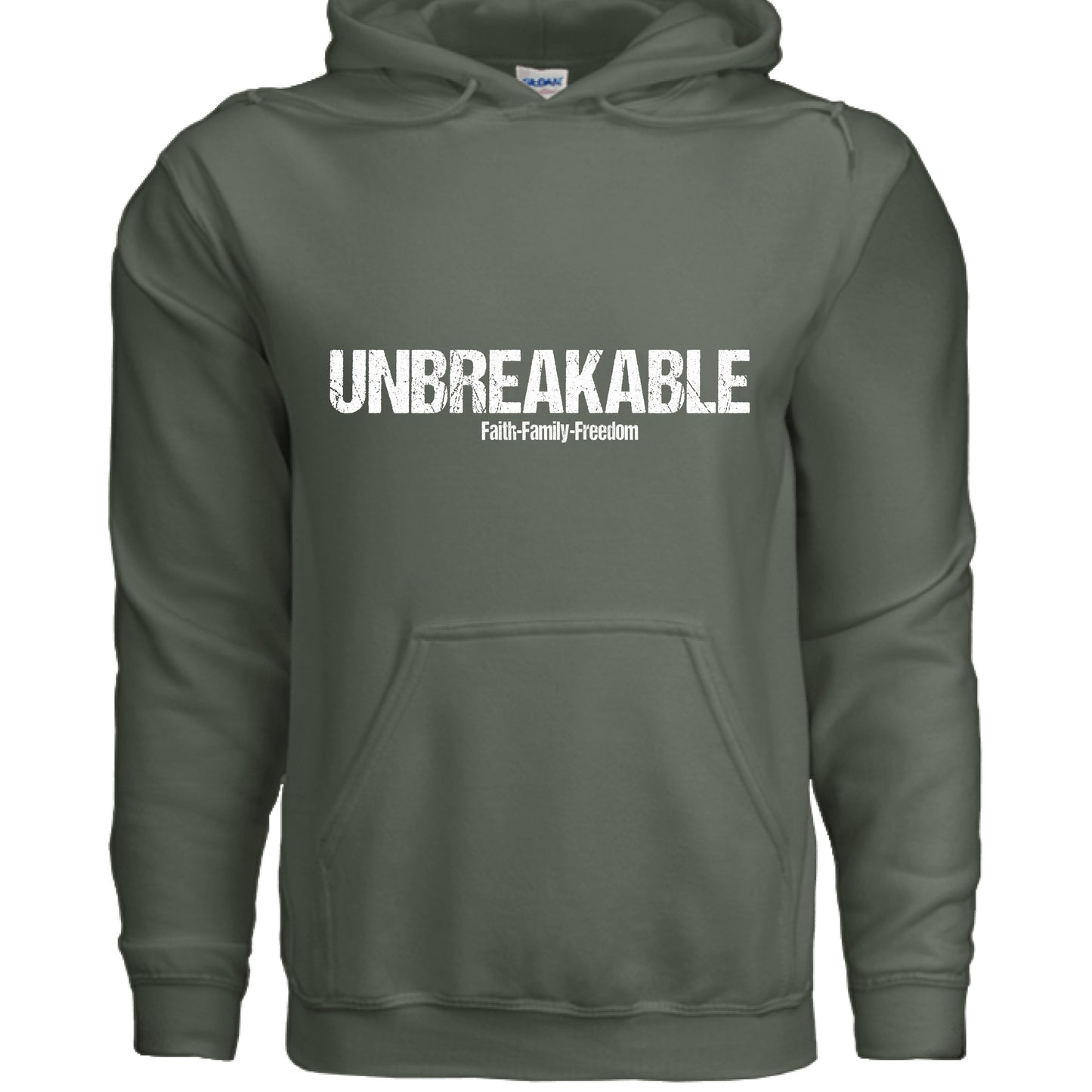 Unbreakable Faith Hoodie Salvation Clothing and Accessories Apparel
