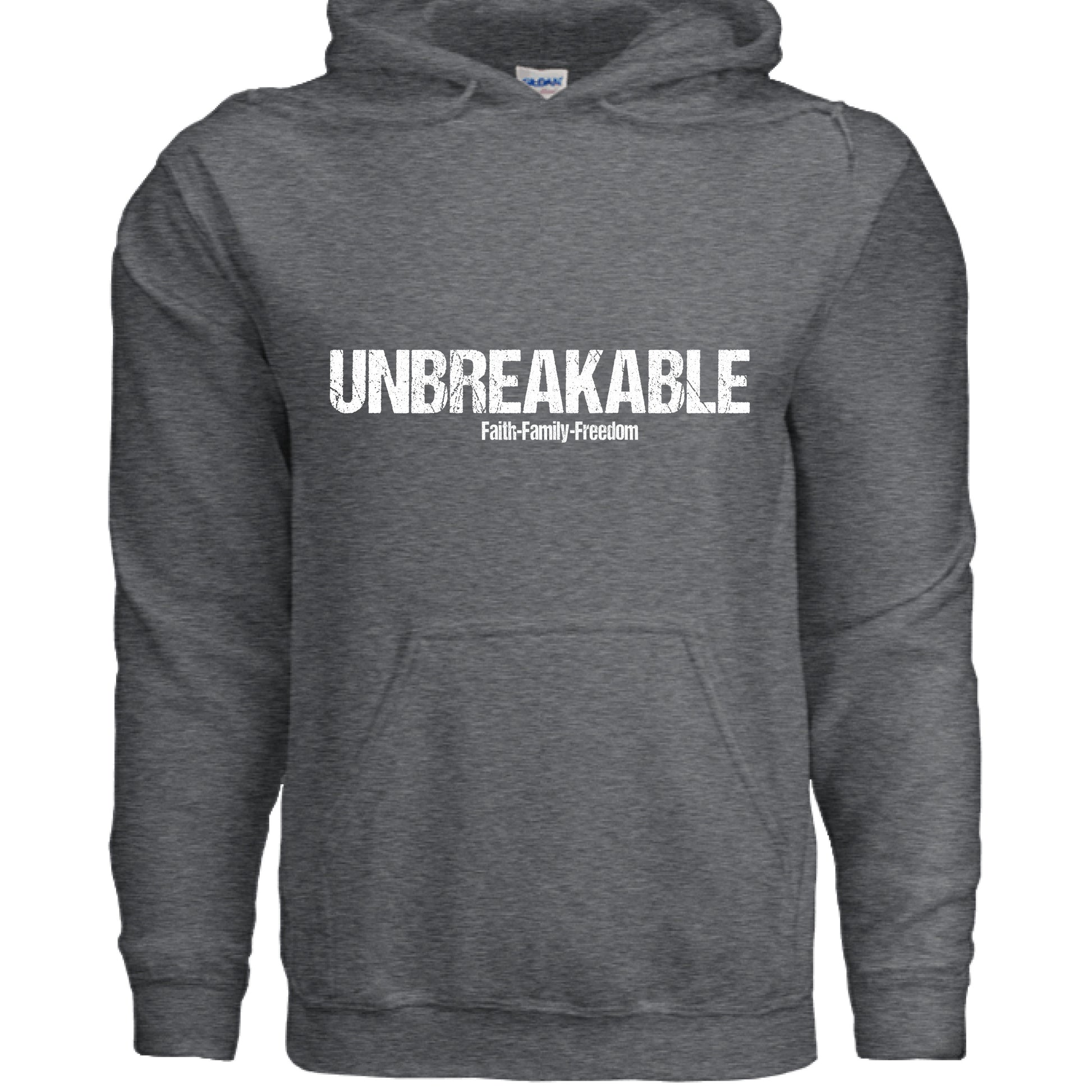 Unbreakable Faith Hoodie Salvation Clothing and Accessories Apparel