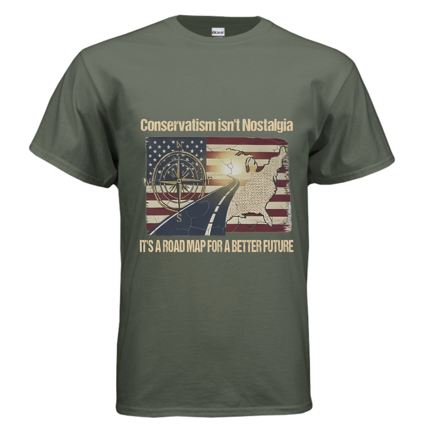 Roadmap for a better future Patriot T-Shirt (Charlie Kirk Inspired) Salvation Clothing and Accessories Apparel