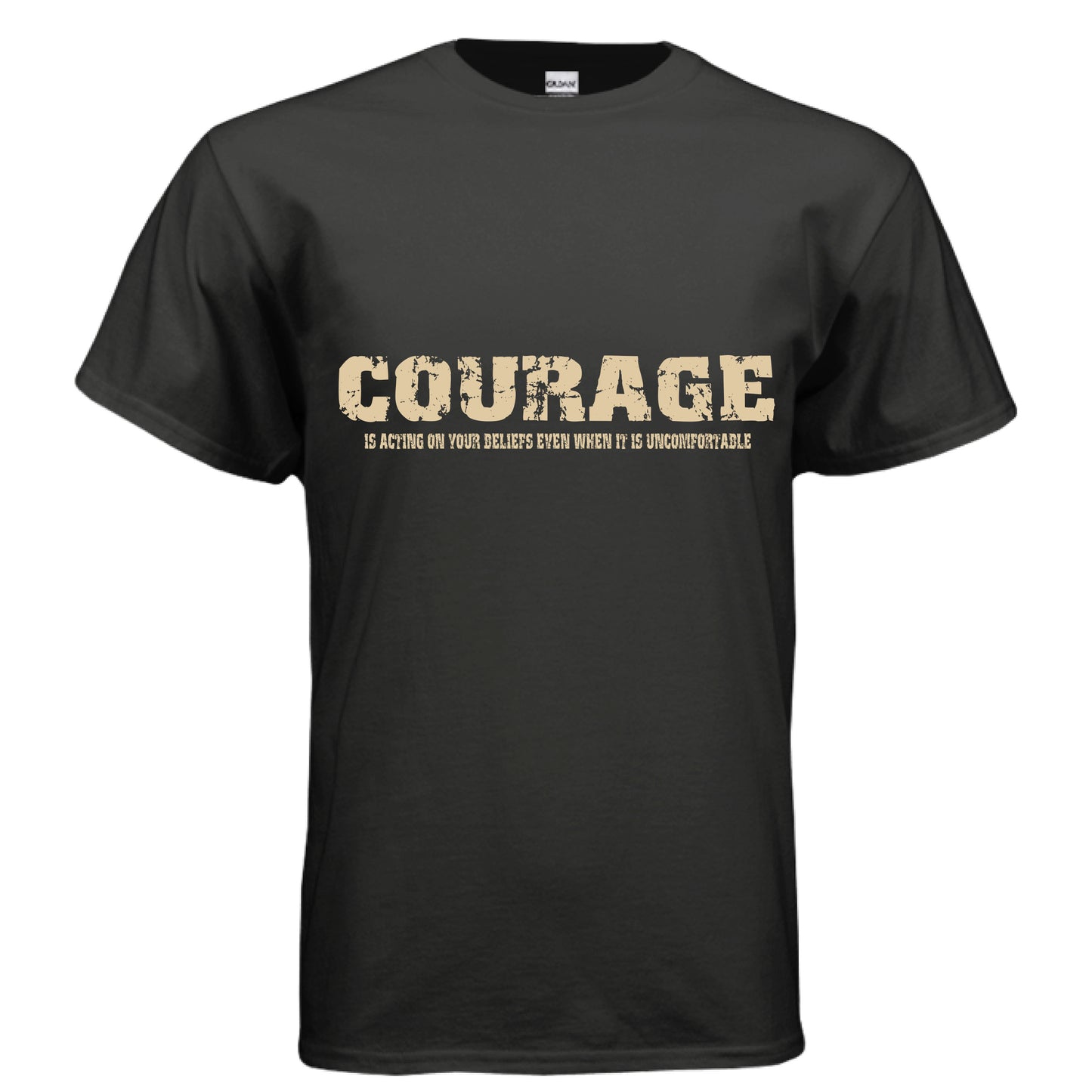 Courage Patriot T-Shirt-(Charlie Kirk Inspired) BLACK Salvation Clothing and Accessories Apparel