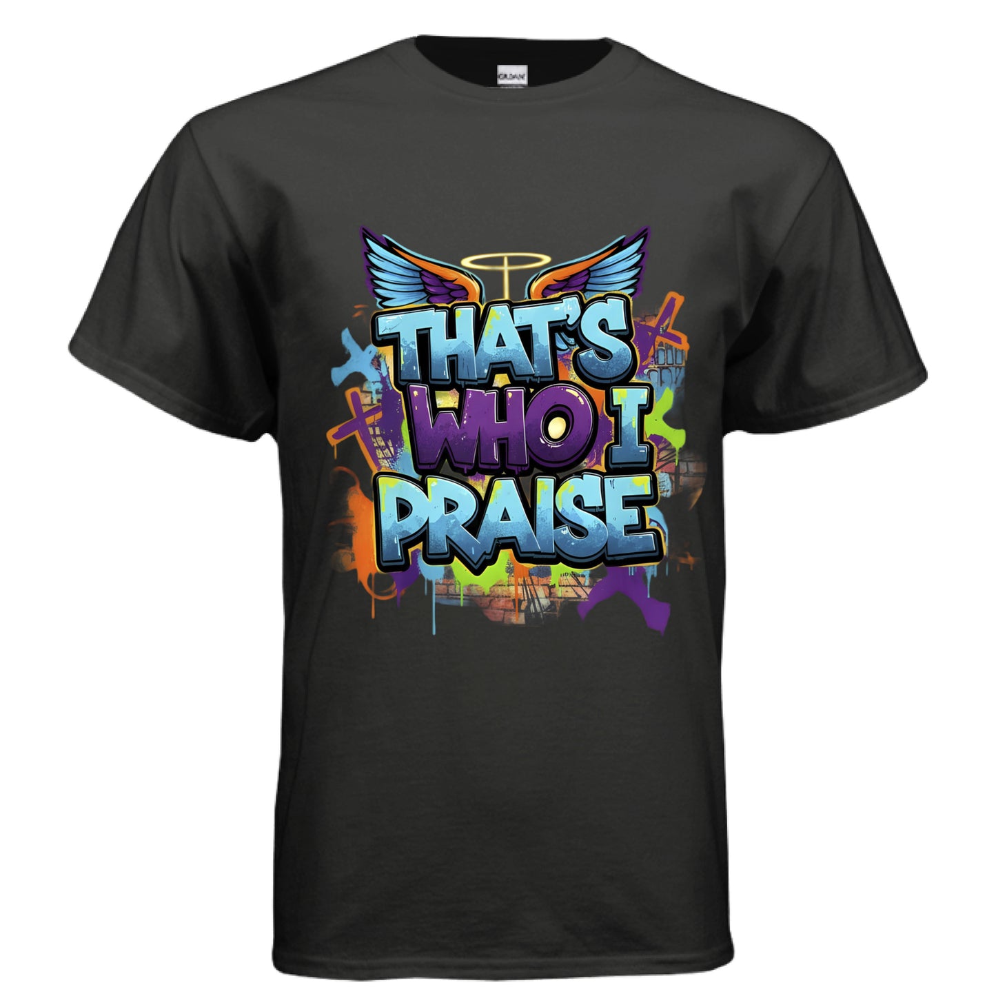 That's who i praise Faith T-Shirt (Brandon Lake Inspired) BLACK Salvation Clothing and Accessories Apparel