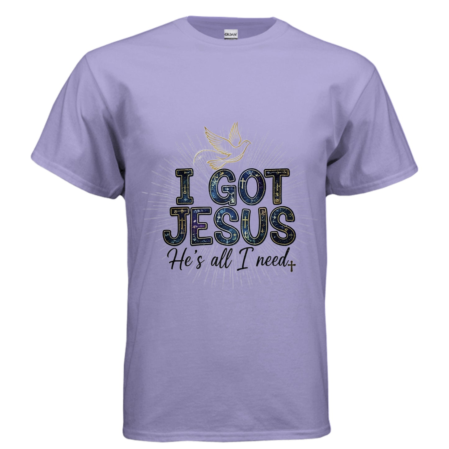 I Got Jesus Faith T-Shirt VIOLET Salvation Clothing and Accessories Apparel