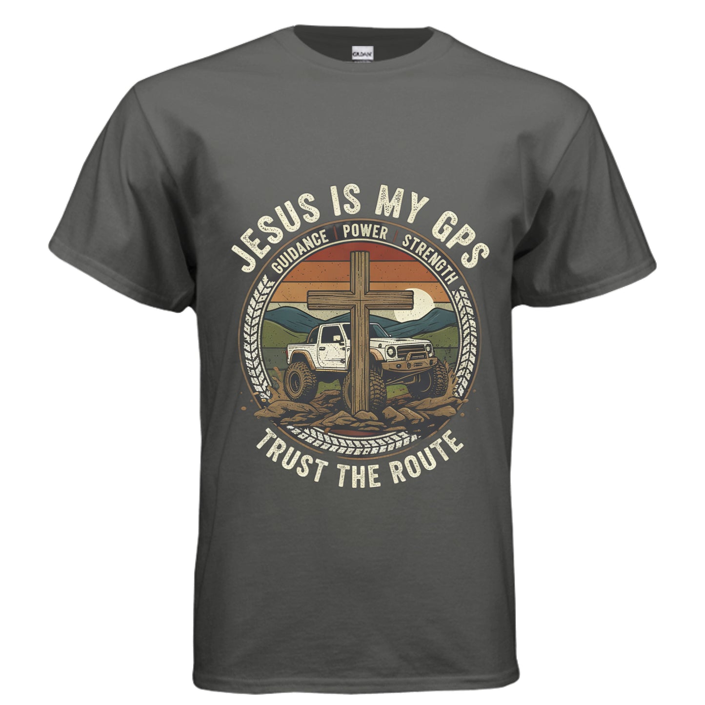 Jesus is my GPS Faith T-Shirt Salvation Clothing and Accessories Apparel