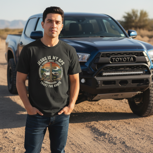 Jesus is my GPS Faith T-Shirt Salvation Clothing and Accessories Apparel