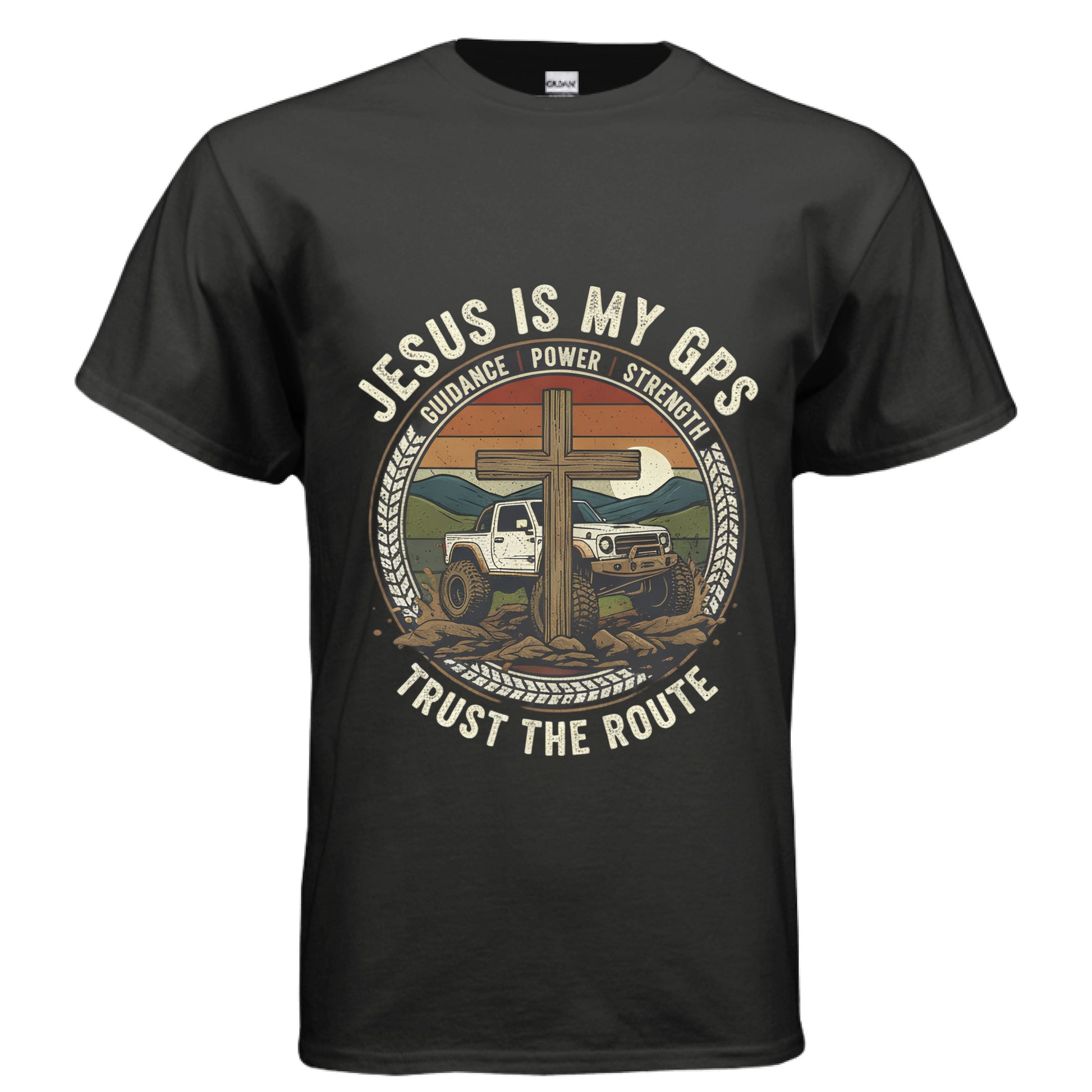 Jesus is my GPS Faith T-Shirt Salvation Clothing and Accessories Apparel