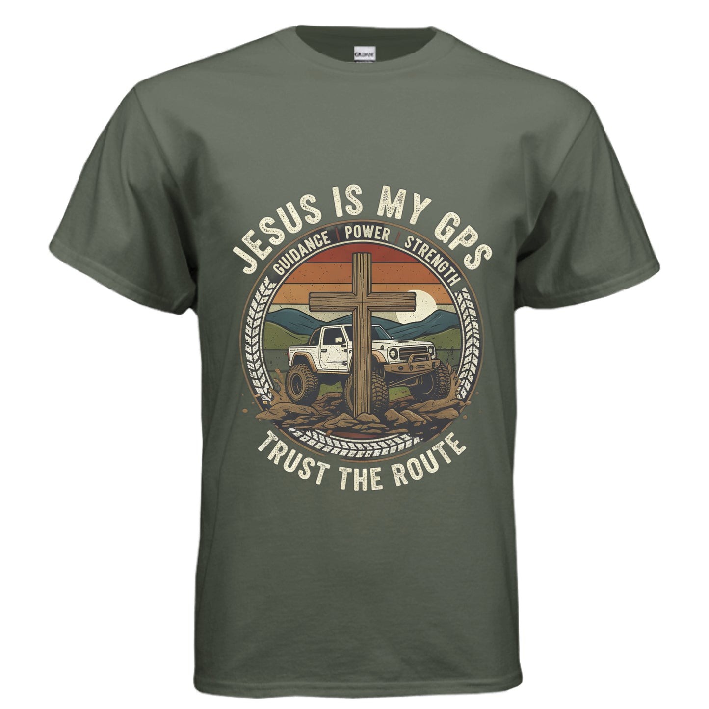 Jesus is my GPS Faith T-Shirt Salvation Clothing and Accessories Apparel
