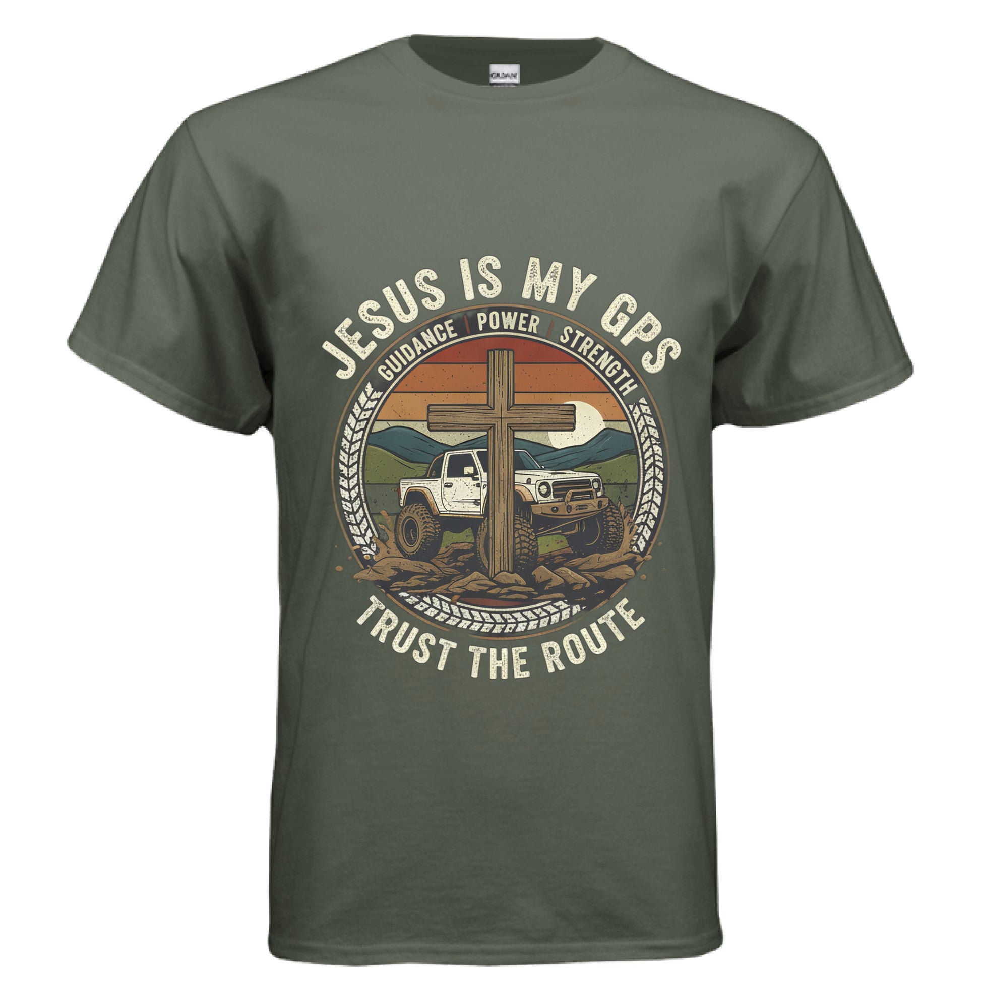 Jesus is my GPS Faith T-Shirt Salvation Clothing and Accessories Apparel