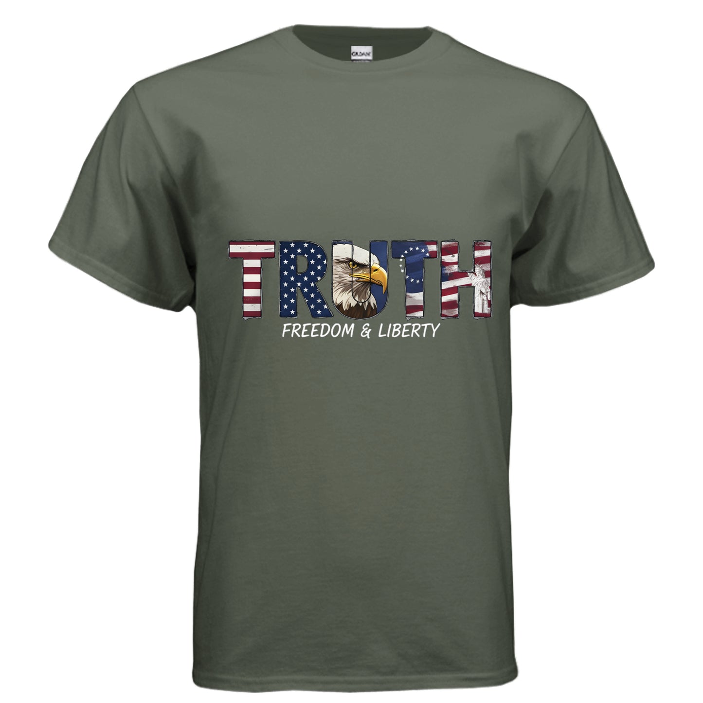 Truth Patriot T-Shirt MILITARY GREEN Salvation Clothing and Accessories Apparel