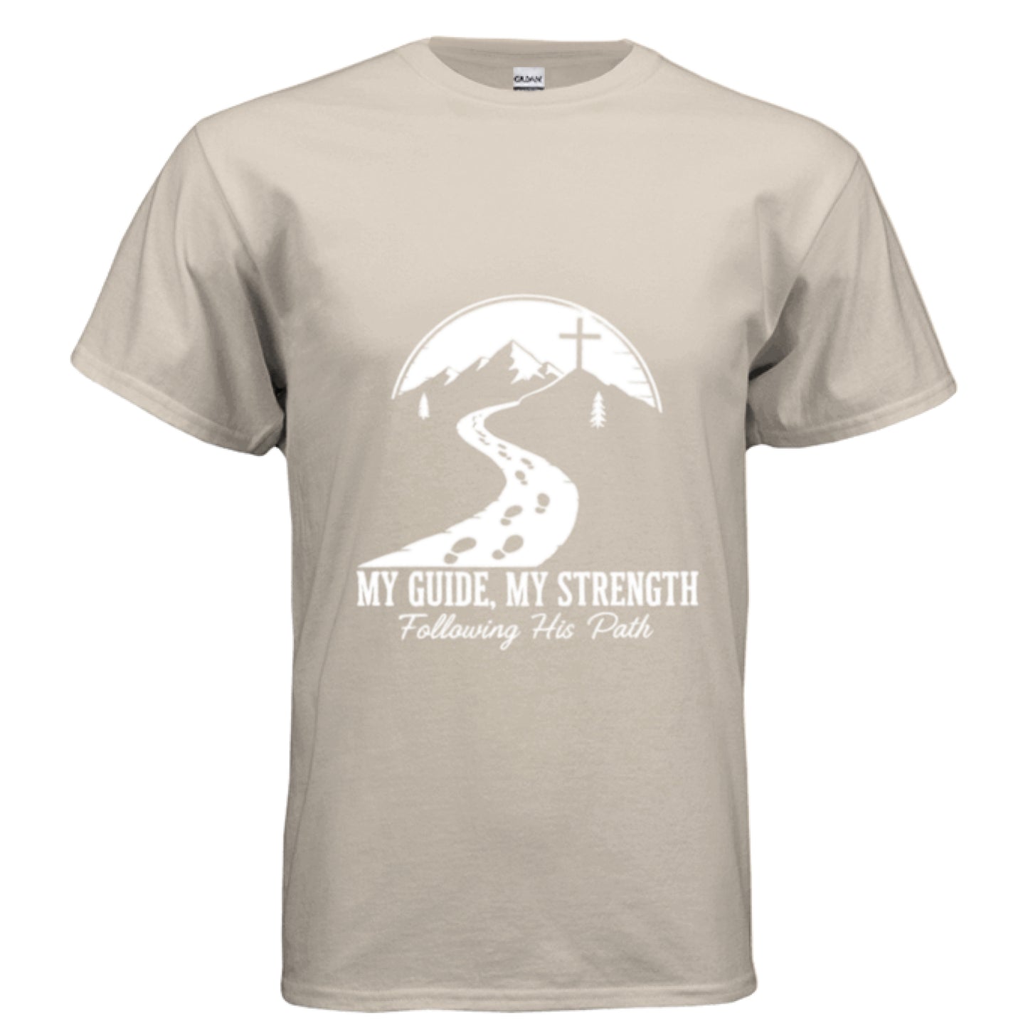 My Guide My Strength Faith T-Shirt SAND Salvation Clothing and Accessories Apparel