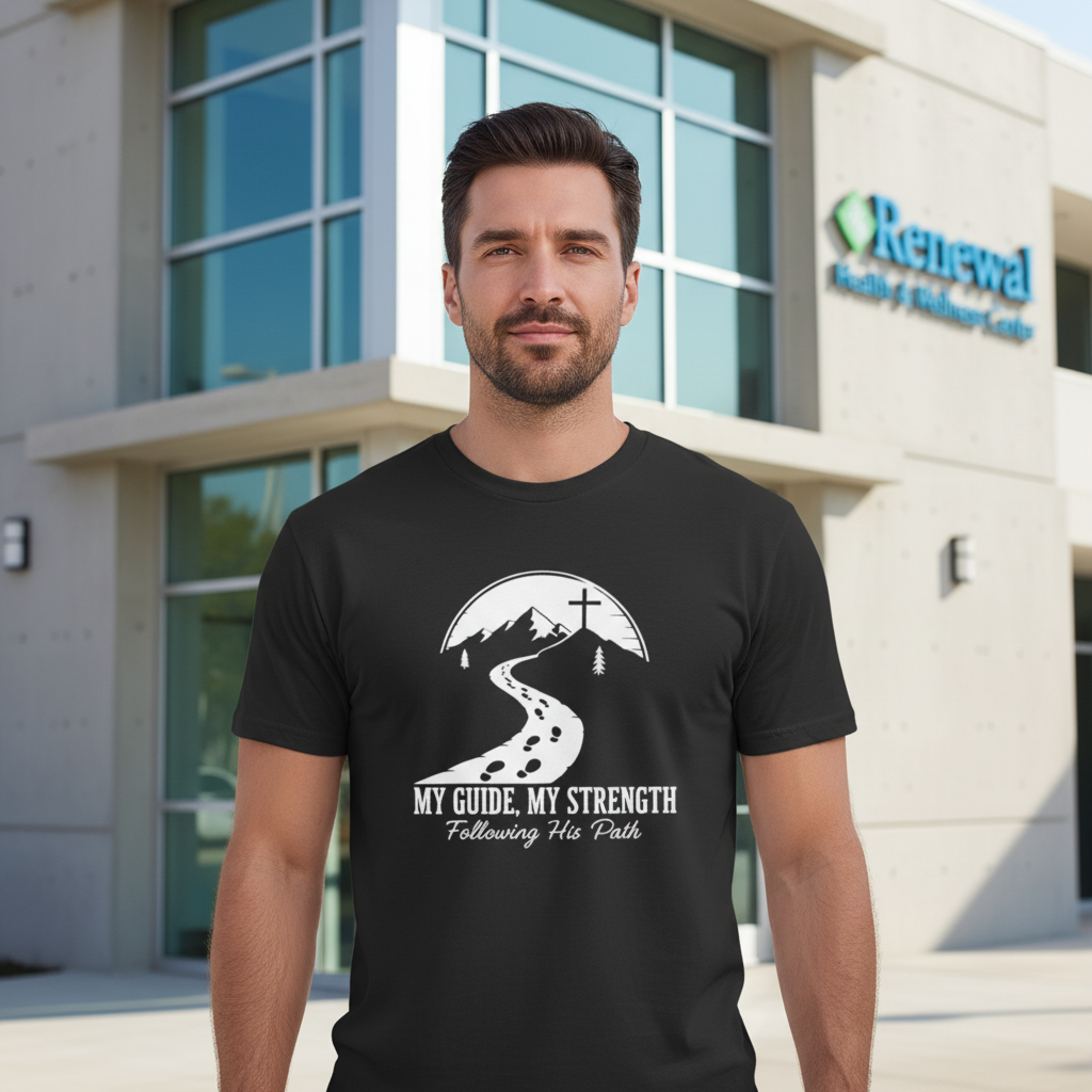 My Guide My Strength Faith T-Shirt Salvation Clothing and Accessories Apparel