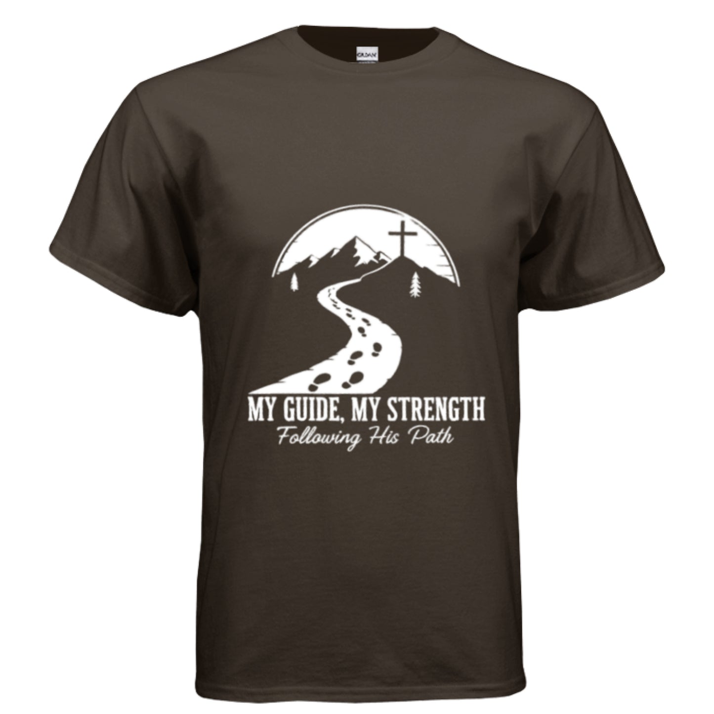 My Guide My Strength Faith T-Shirt DARK CHOCOLATE Salvation Clothing and Accessories Apparel