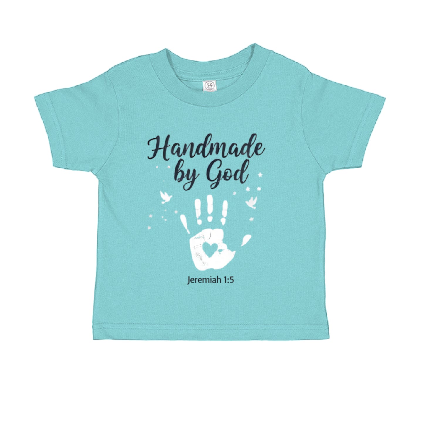 Handmade Jeremiah 1:5 Faith Girls Toddler T-Shirt CHILL Salvation Clothing and Accessories Apparel