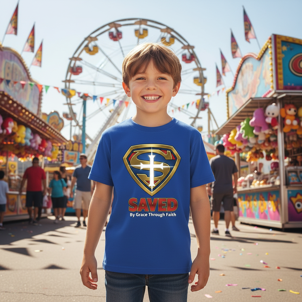 Saved Faith kids T-Shirt Salvation Clothing and Accessories Apparel