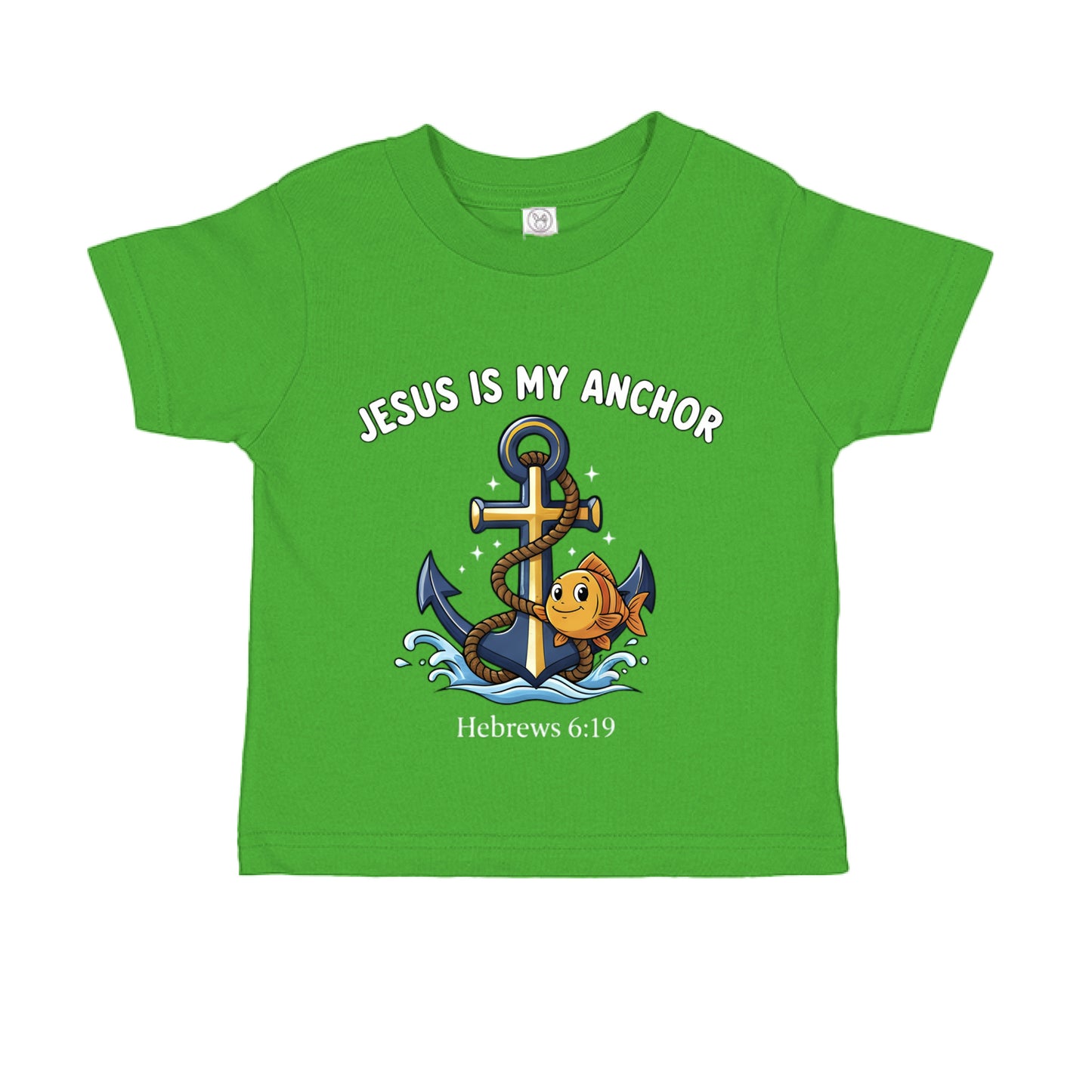 Jesus is my Anchor Hebrews 6:19 Faith toddler T-Shirt APPLE Salvation Clothing and Accessories Apparel