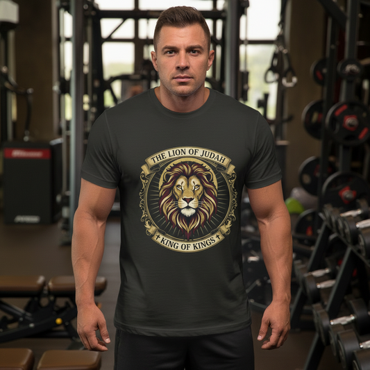 Lion of Judah King of Kings Faith T-Shirt Salvation Clothing and Accessories Apparel
