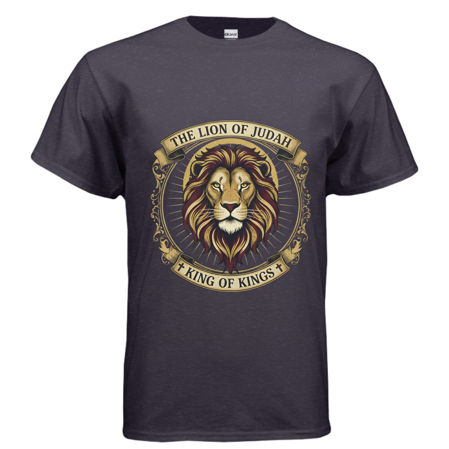 Lion of Judah King of Kings Christian T-Shirt BLACKBERRY Salvation Clothing and Accessories Apparel