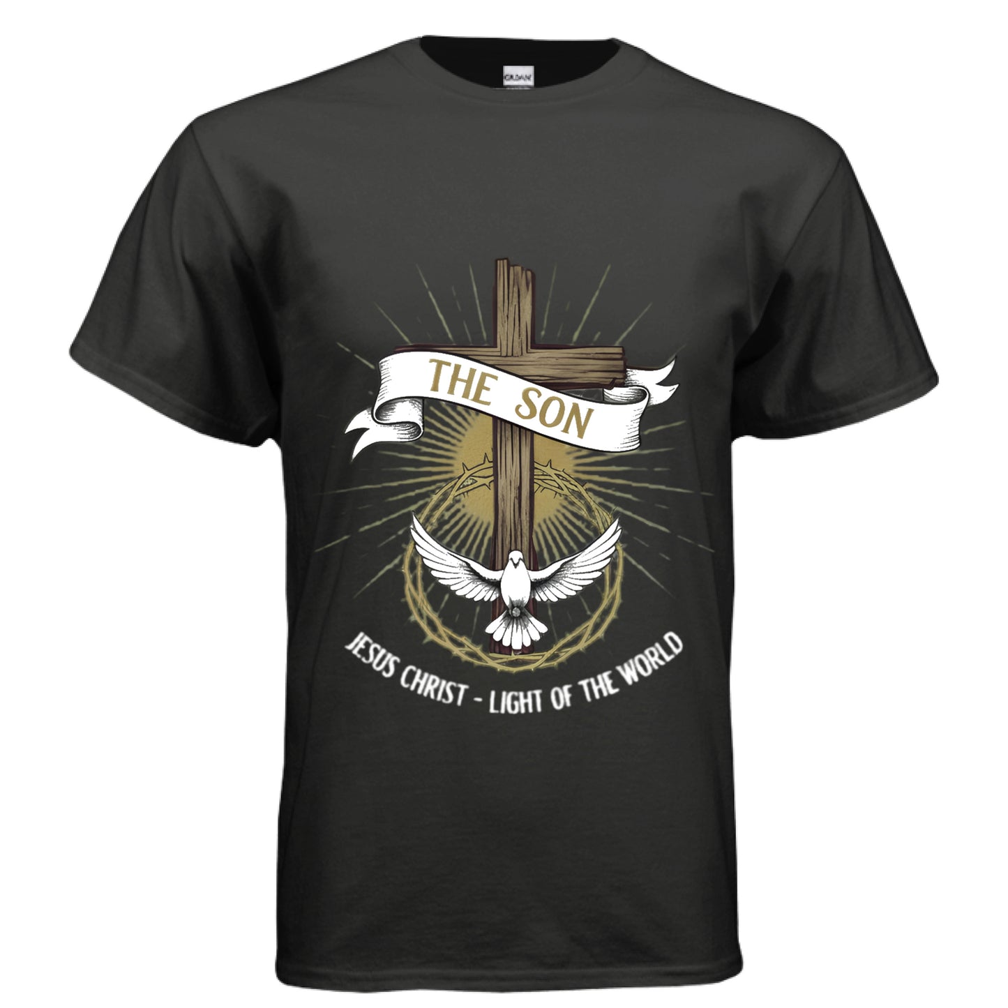 The Son Jesus Christ Light of the World Faith T-Shirt BLACK Salvation Clothing and Accessories Apparel