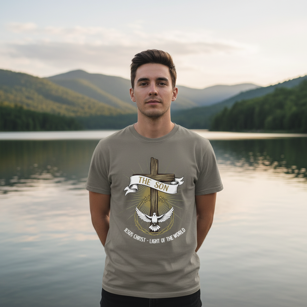 The Son Jesus Christ Light of the World Faith T-Shirt Salvation Clothing and Accessories Apparel