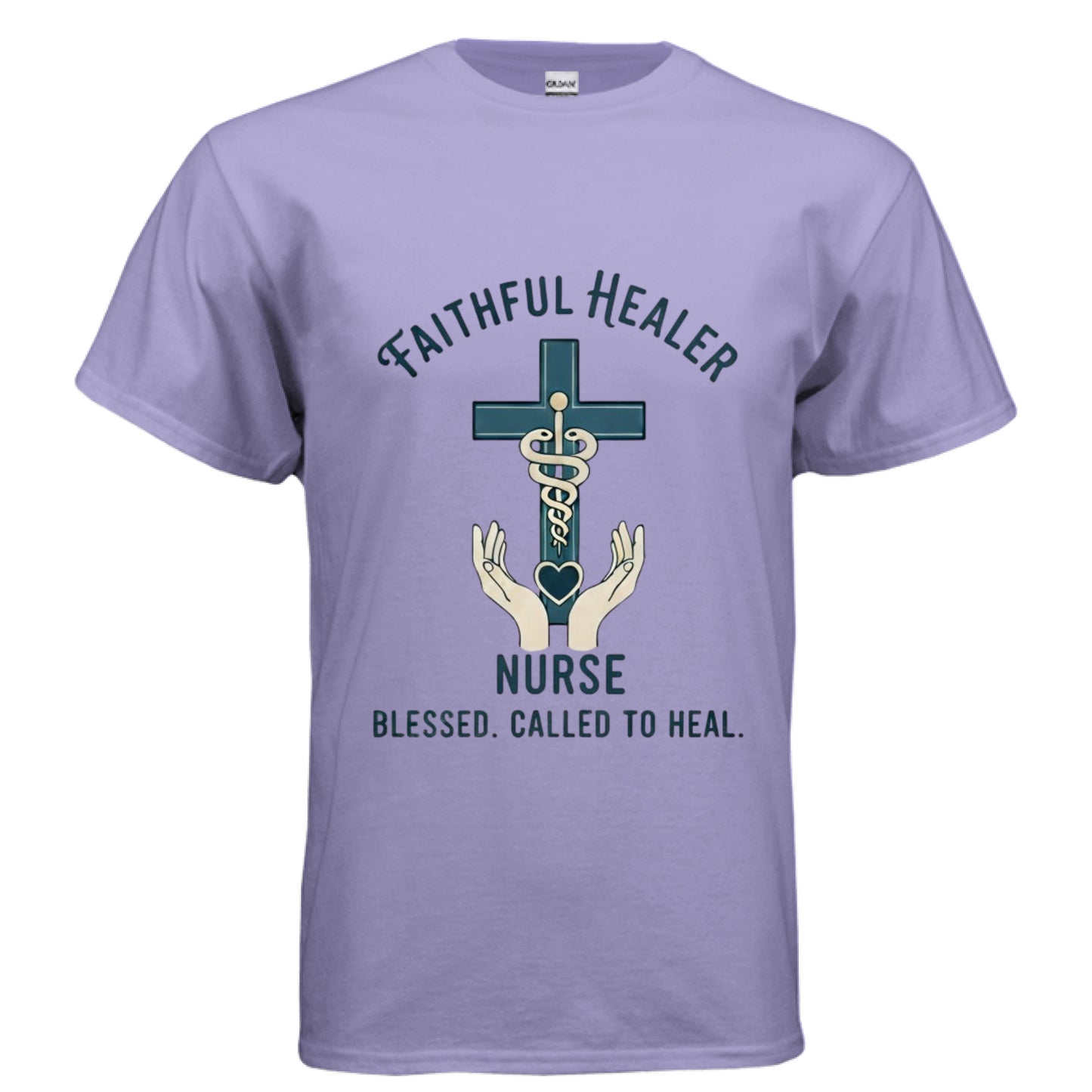 Faithful Healer Nurse Faith T-Shirt VIOLET Salvation Clothing and Accessories Apparel