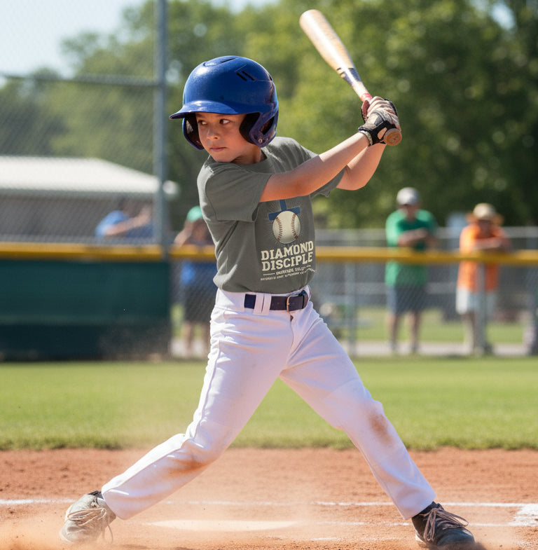 Diamond Disciple Romans 12:12 Kids Faith T-Shirt CHARCOAL Salvation Clothing and Accessories Apparel