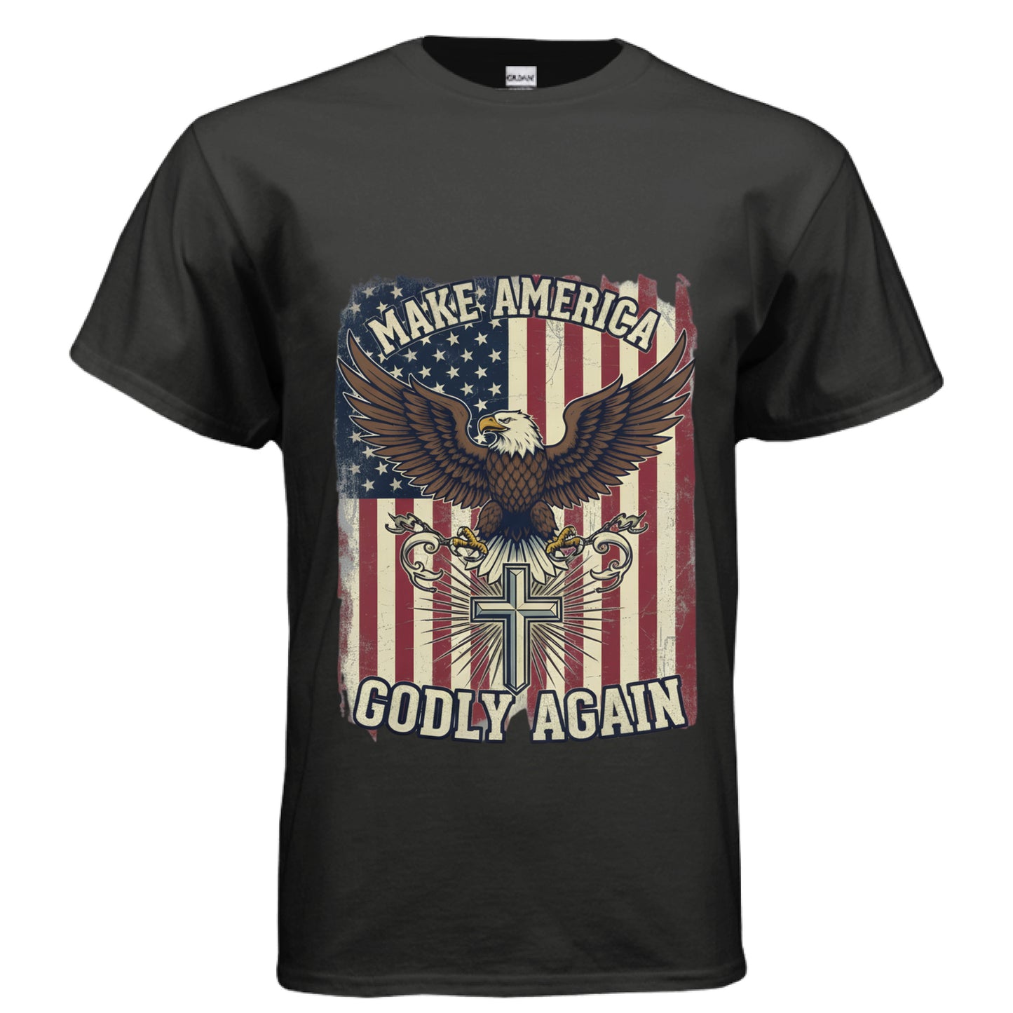 Make America Godly Again MAGA Faith T-Shirt BLACK Salvation Clothing and Accessories Apparel