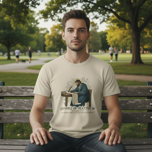 Gospel of Matthew 28:19 Faith T-Shirt Salvation Clothing and Accessories Apparel