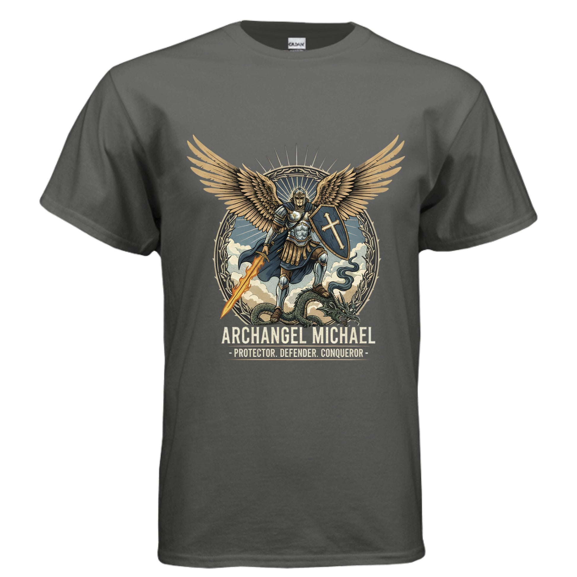 Archangel Michael Faith T-Shirt Salvation Clothing and Accessories Apparel