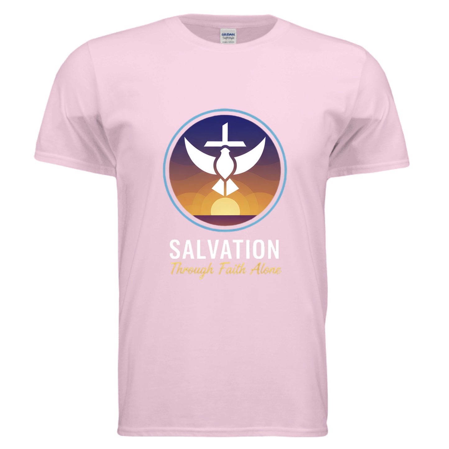 Salvation Through Faith Alone Faith T-Shirt Light Pink Salvation Clothing and Accessories Apparel