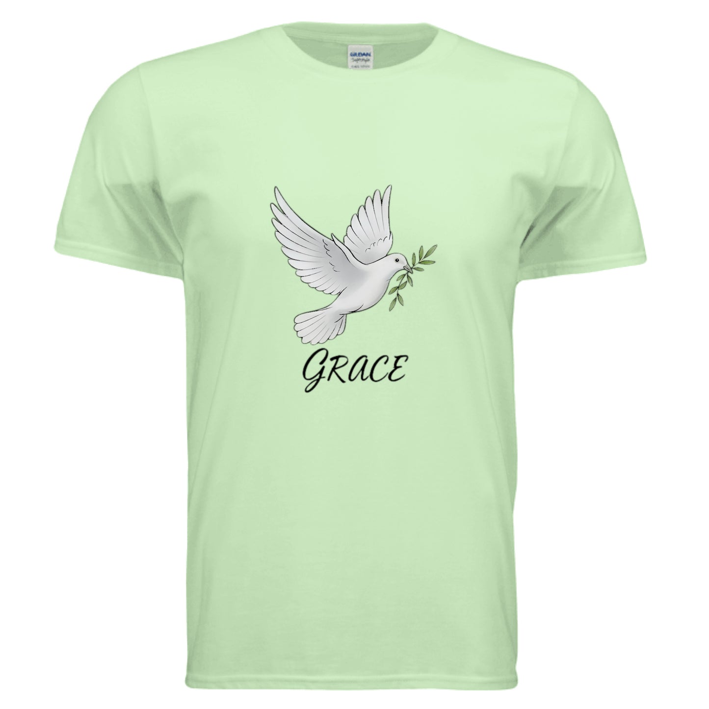 Grace Faith T-Shirt MINT GREEN Salvation Clothing and Accessories
