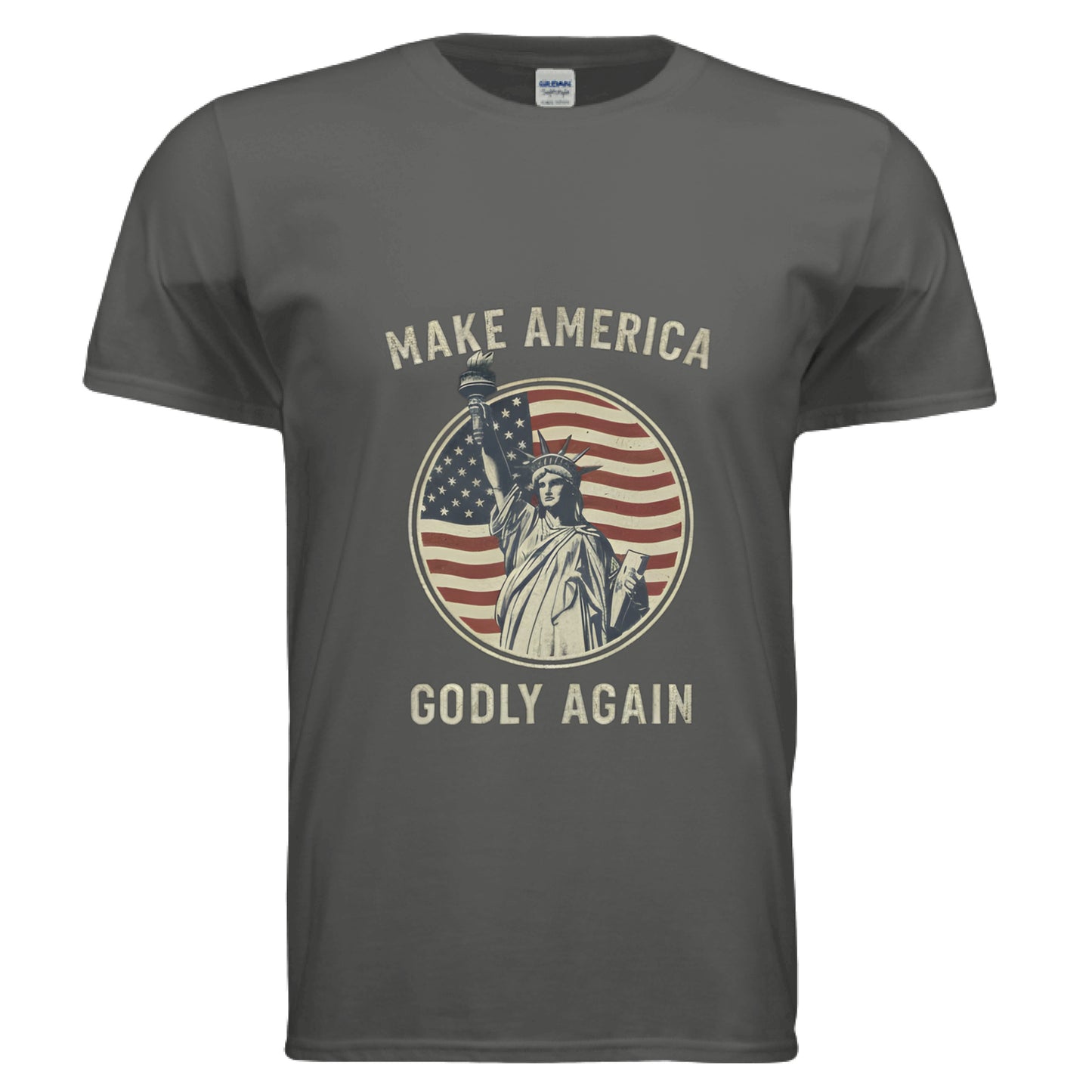 Make America Godly Again MAGA T-Shirt CHARCOAL Salvation Clothing and Accessories Apparel