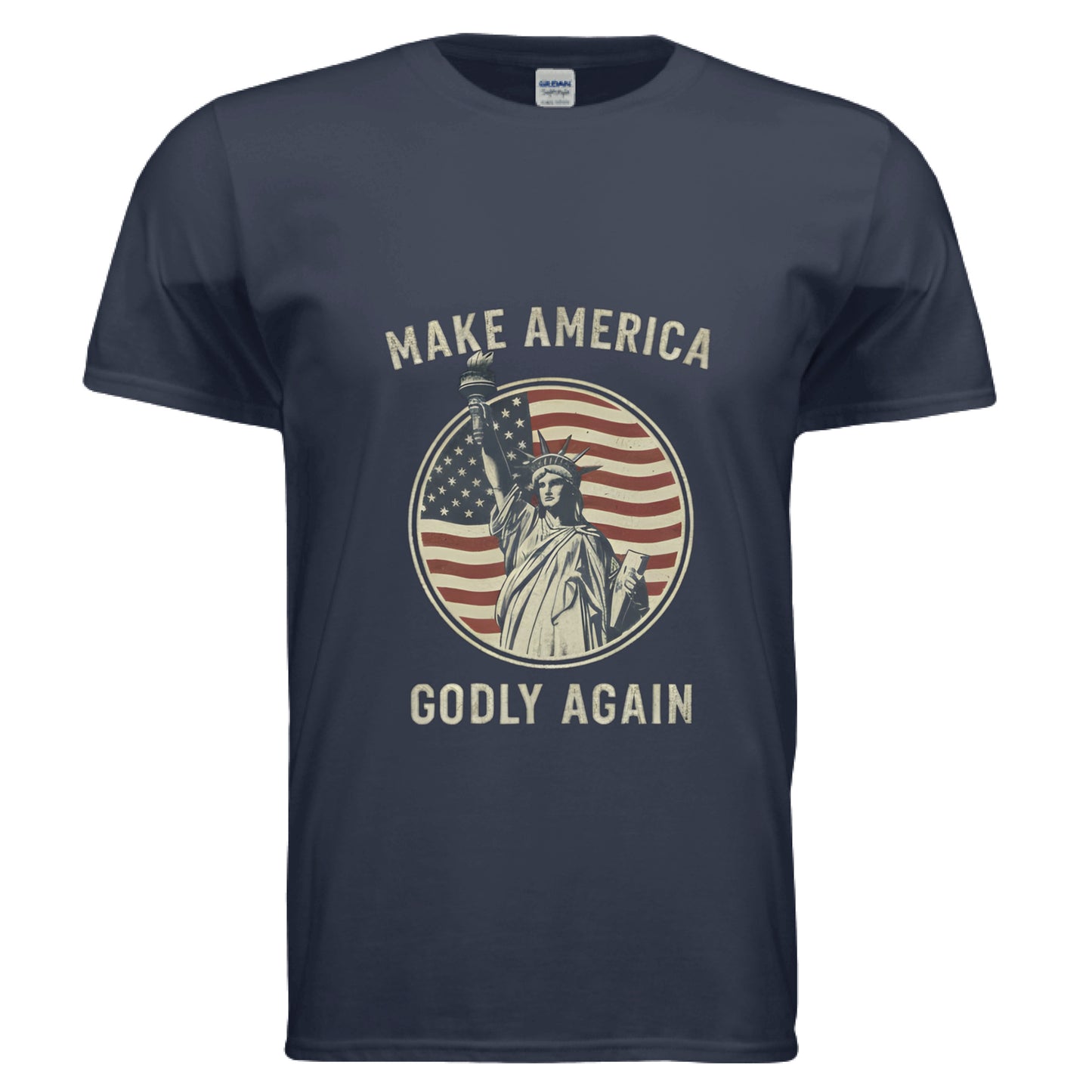 Make America Godly Again MAGA T-Shirt NAVY Salvation Clothing and Accessories Apparel