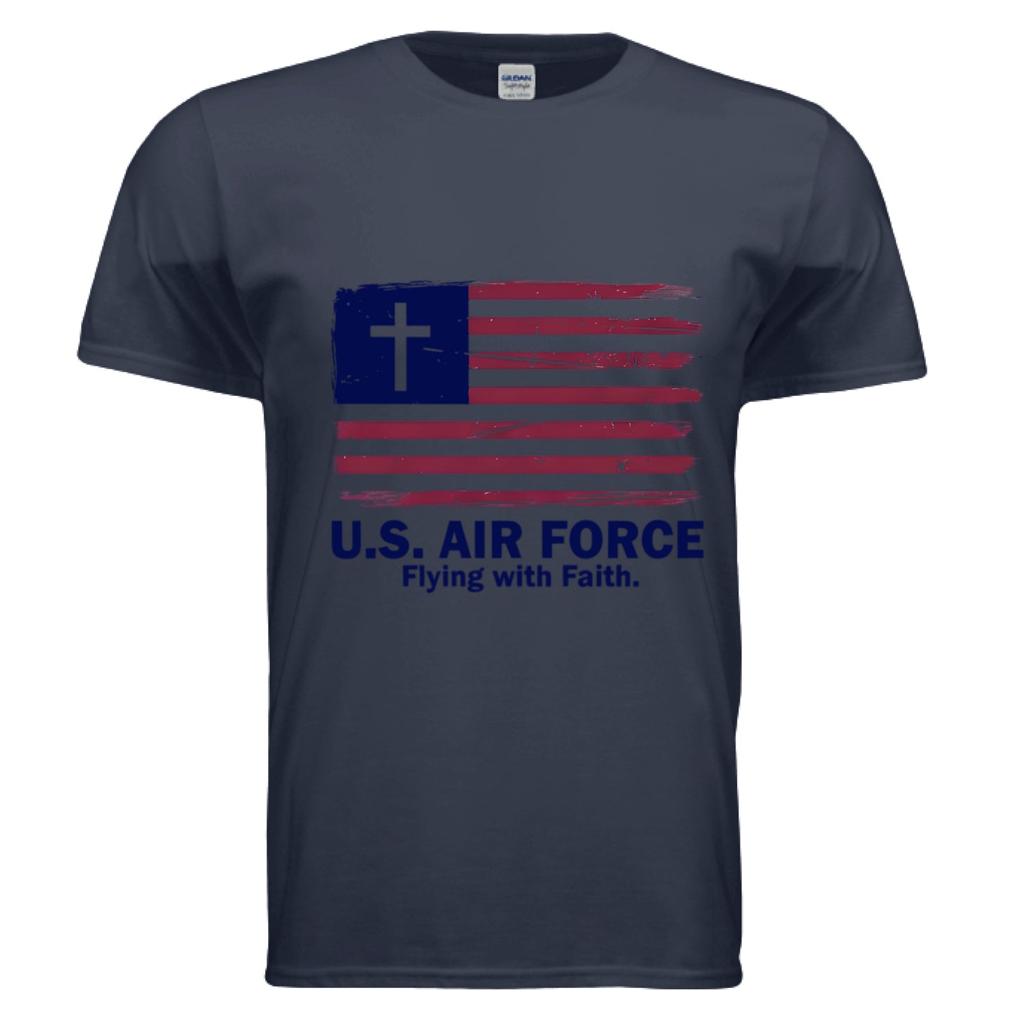 Flying with Faith Faith T-Shirt (Air Force) NAVY Salvation Clothing and Accessories Apparel