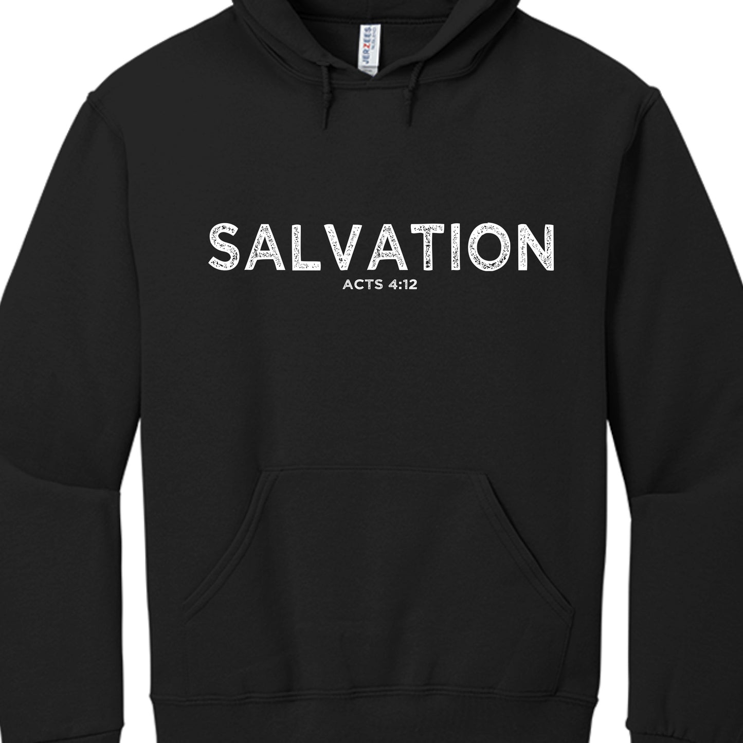 Salvation Acts 4:12-Hoodie BLACK Salvation Clothing and Accessories Apparel