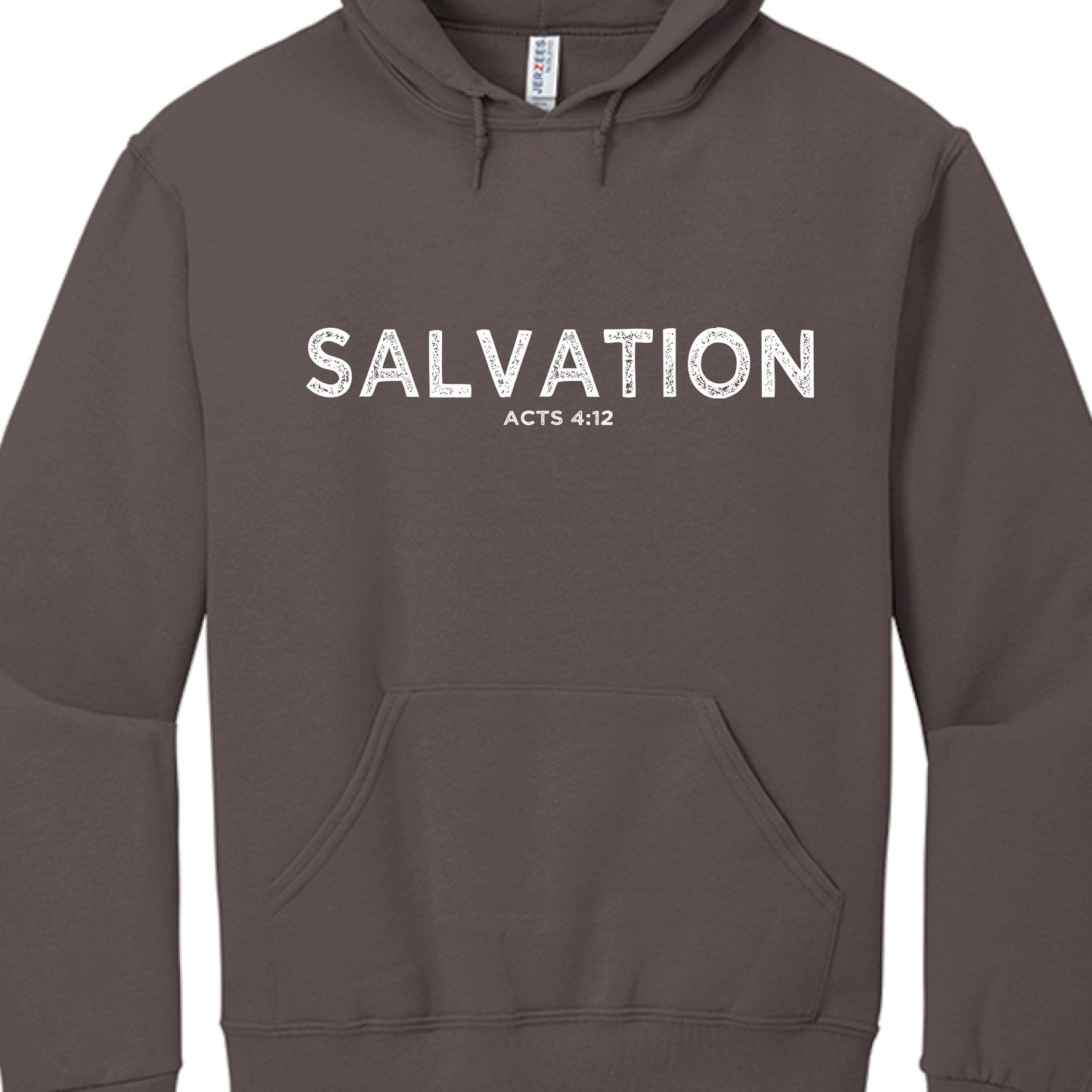 Salvation Acts 4:12-Hoodie CHOCOLATE Salvation Clothing and Accessories Apparel