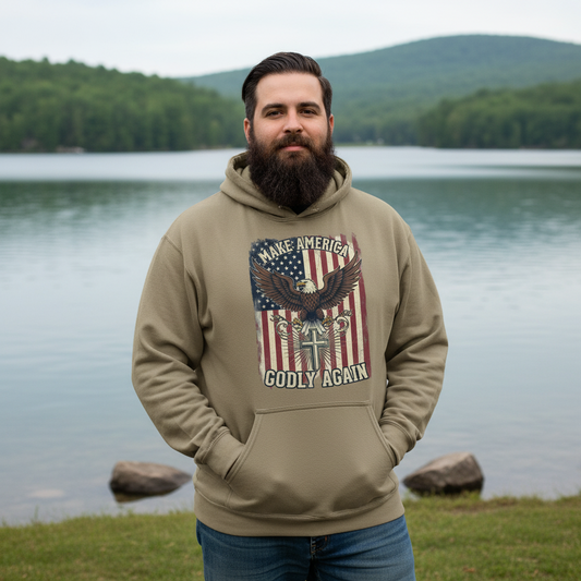 Make America Godly Again-Hoodie Salvation Clothing and Accessories Apparel
