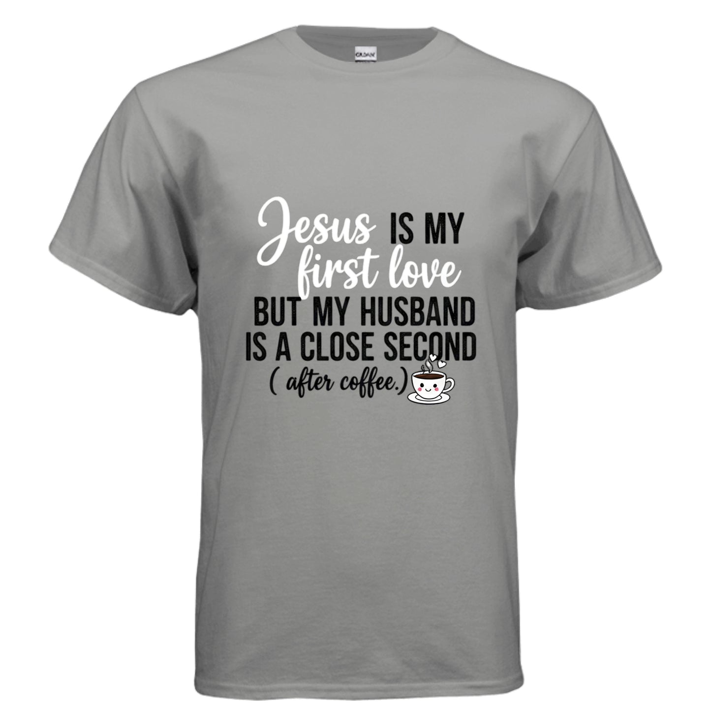 Jesus is my first Love Faith T-Shirt GRAVEL Salvation Clothing and Accessories Apparel