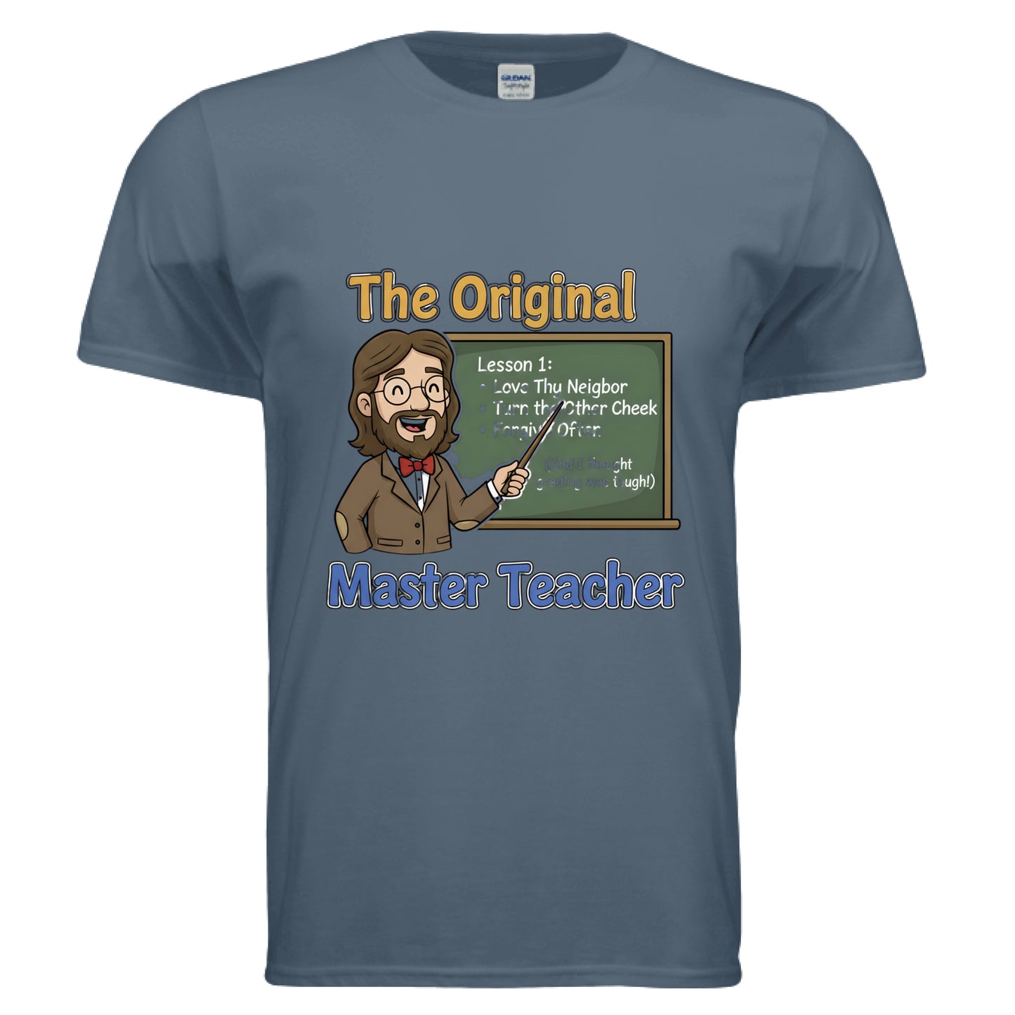 Master Teacher Faith T-Shirt (Teacher) INDIGO BLUE Salvation Clothing and Accessories Apparel