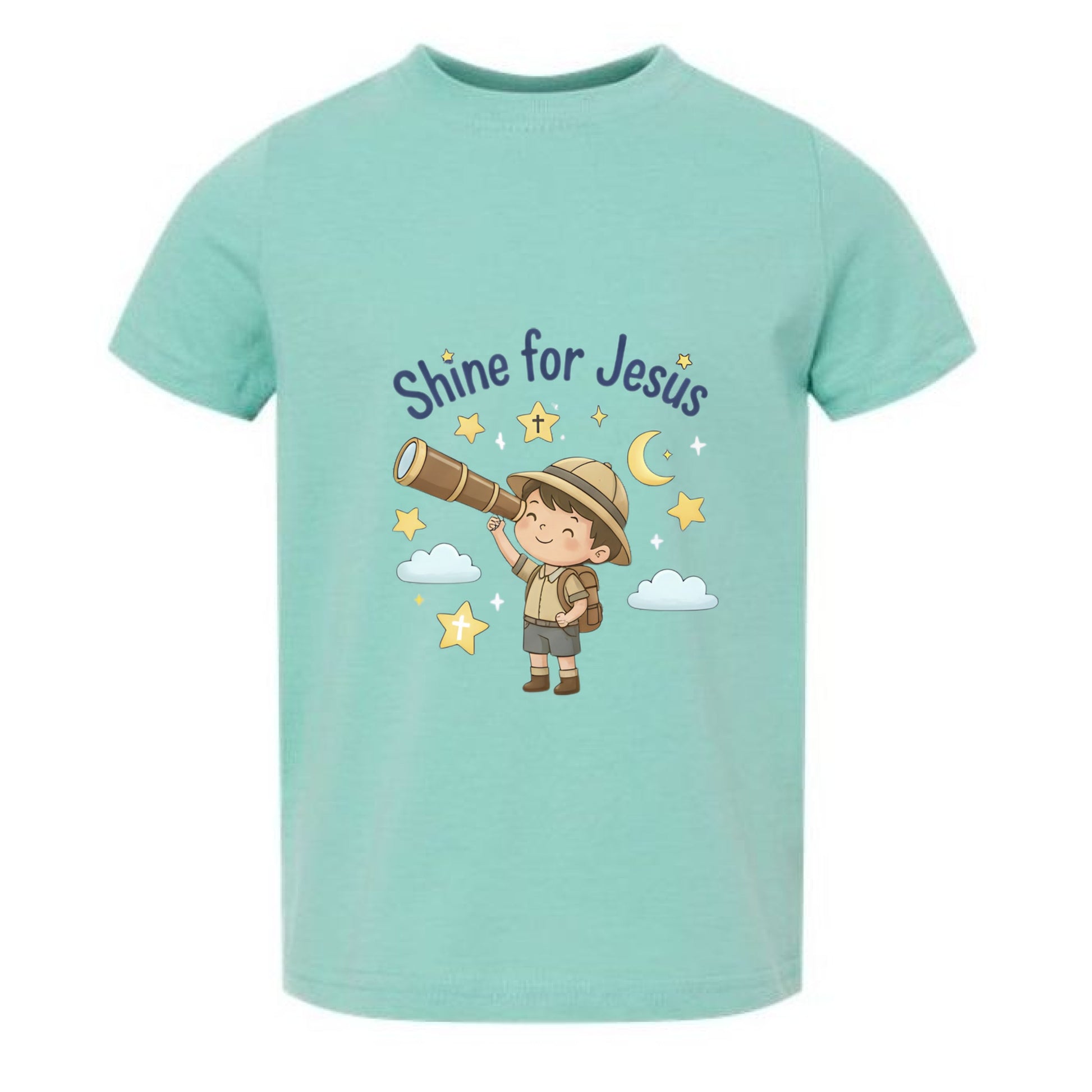 Shine for Jesus Toddler Faith T-Shirt Saltwater Salvation Clothing and Accessories Apparel