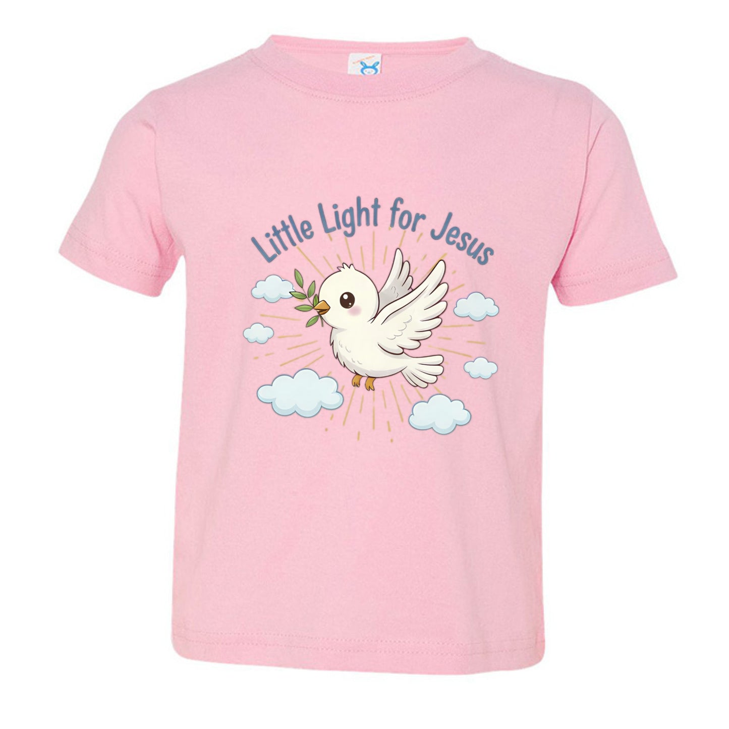 Little Light for Jesus Toddler Faith T-Shirt PINK Salvation Clothing and Accessories Apparel