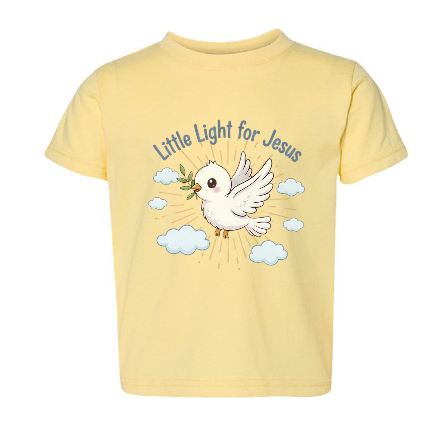 Little Light for Jesus Toddler Faith T-Shirt BUTTER Salvation Clothing and Accessories Apparel