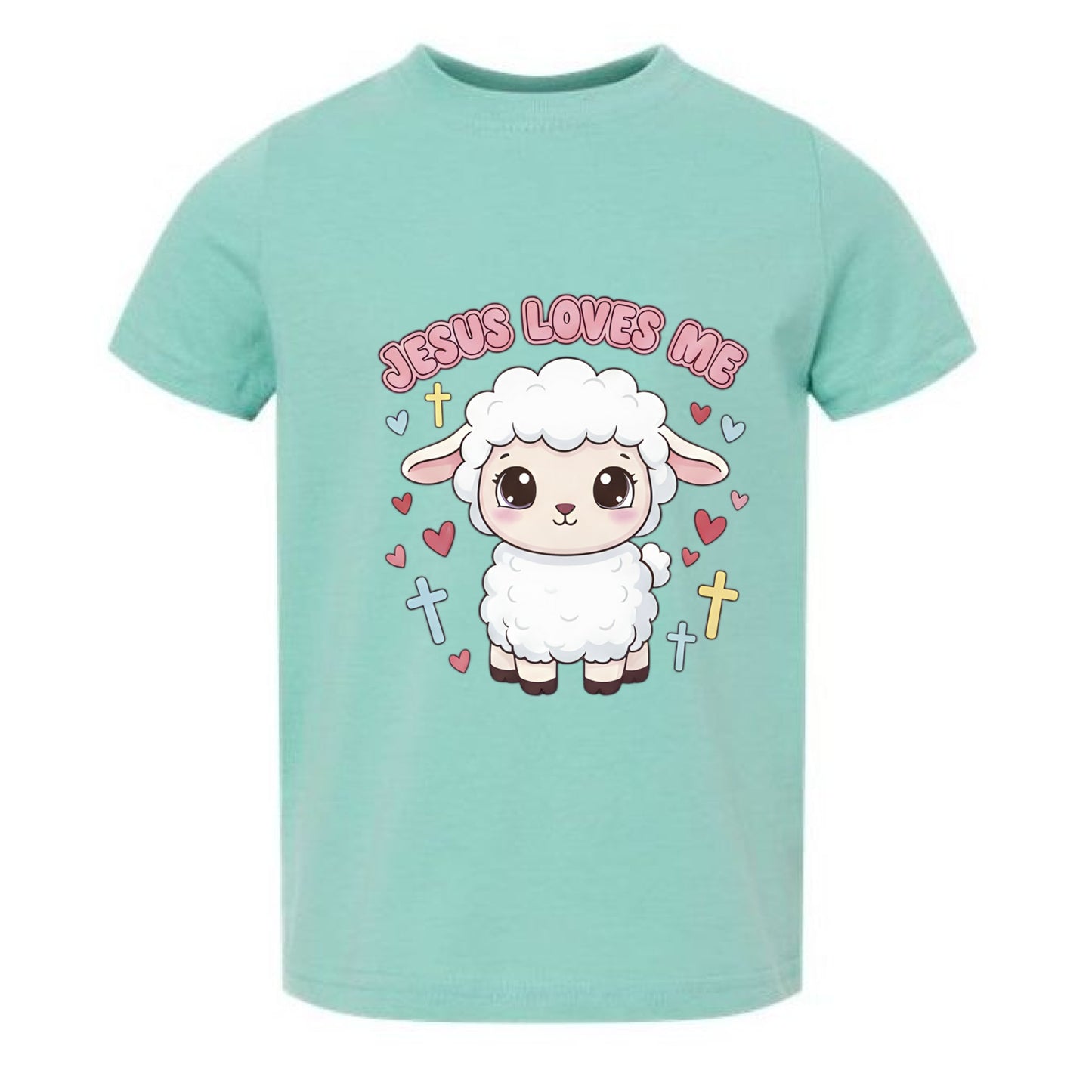 Jesus Loves Me Toddler Faith T-Shirt Saltwater Salvation Clothing and Accessories Apparel