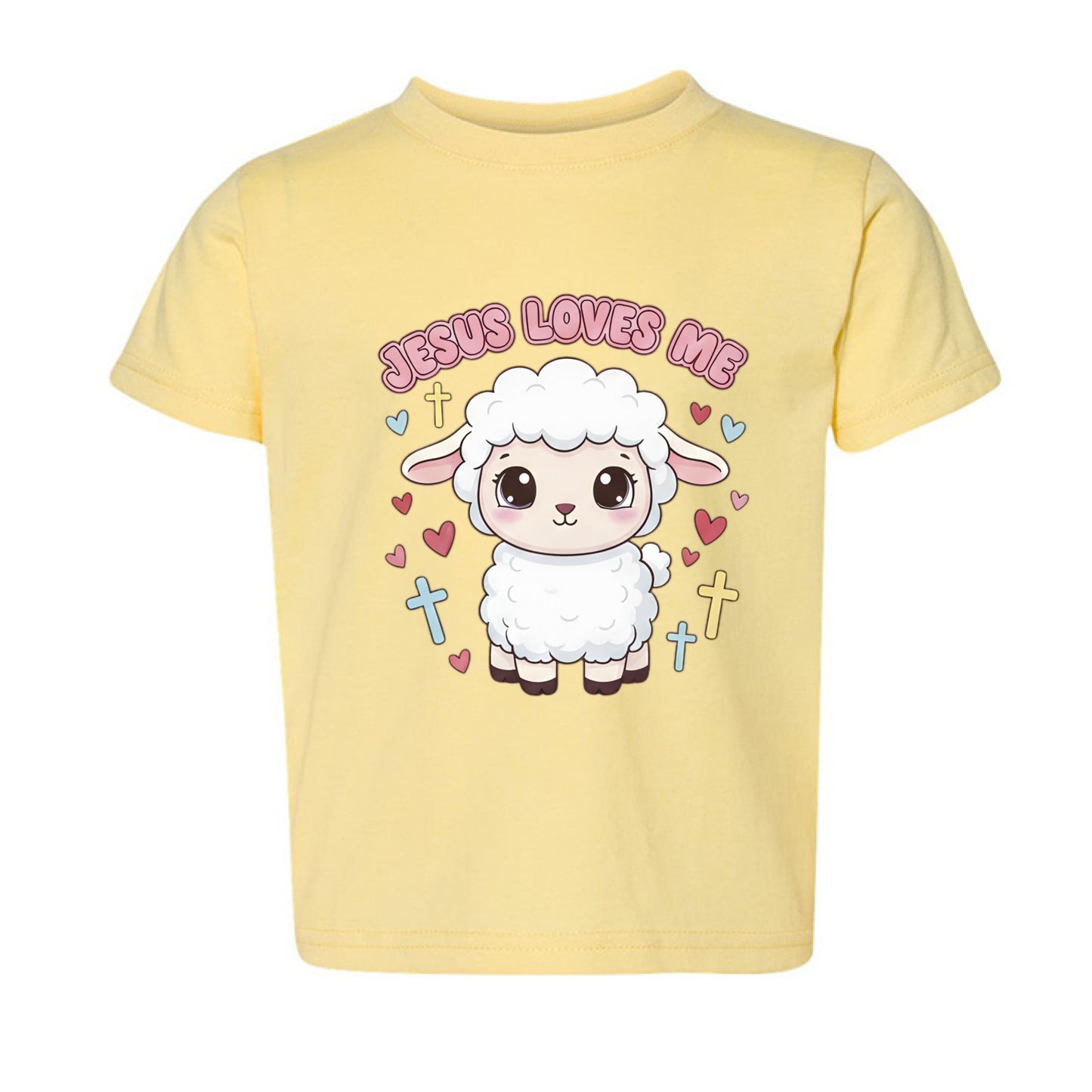 Jesus Loves Me Toddler Faith T-Shirt BUTTER Salvation Clothing and Accessories Apparel