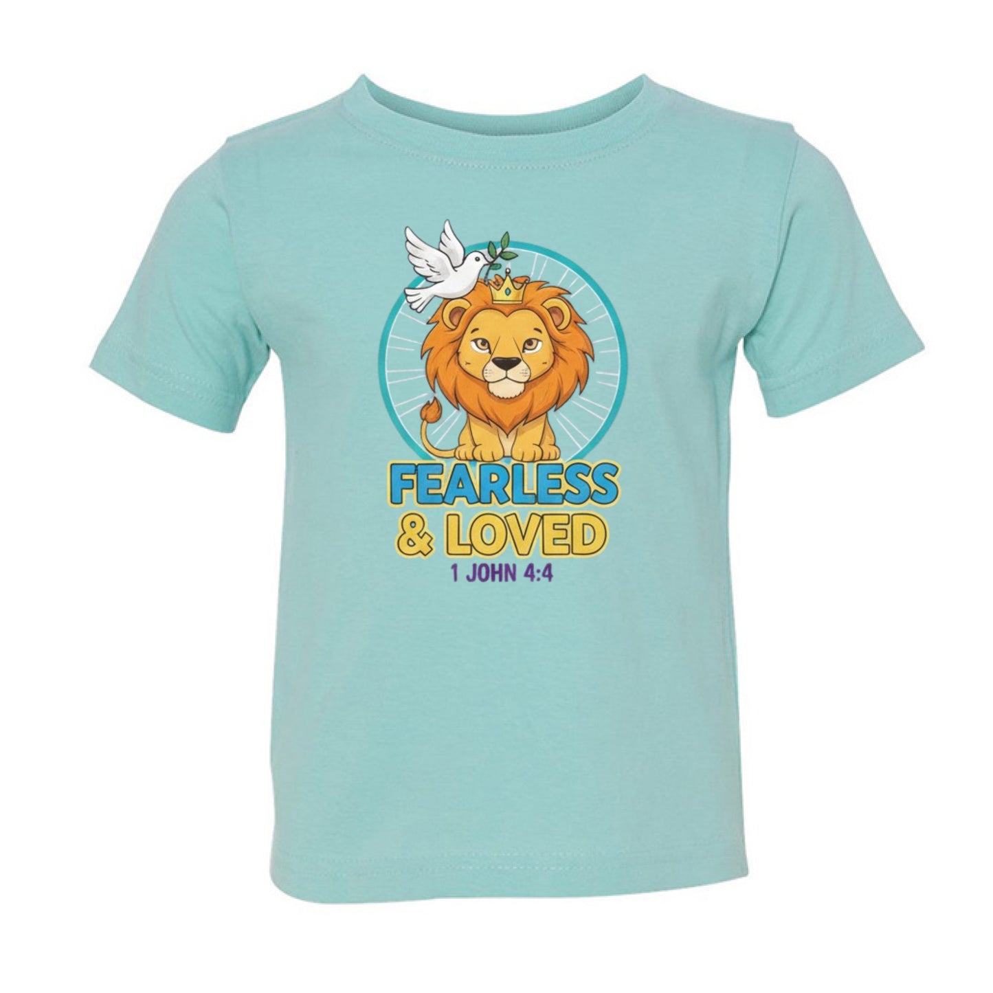 Fearless 1 John 4:4 Toddler Faith T-Shirt CHILL Salvation Clothing and Accessories Apparel