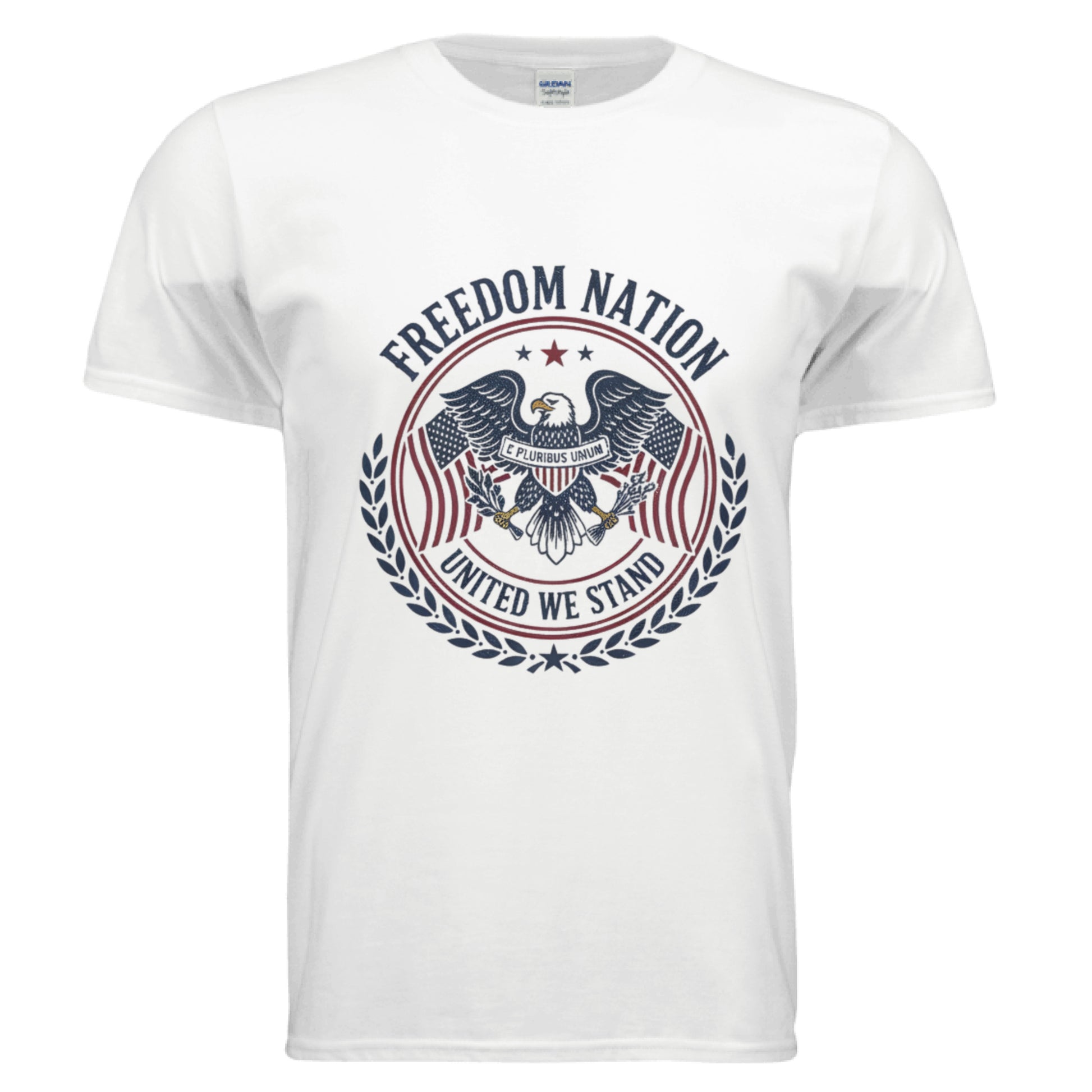 Freedom Nation Patriot T-Shirt WHITE Salvation Clothing and Accessories Apparel