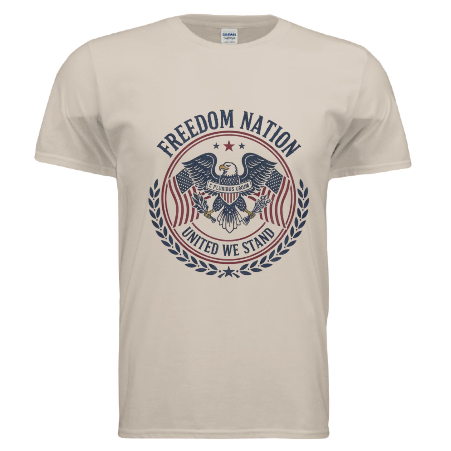 Freedom Nation Patriot T-Shirt SAND Salvation Clothing and Accessories Apparel